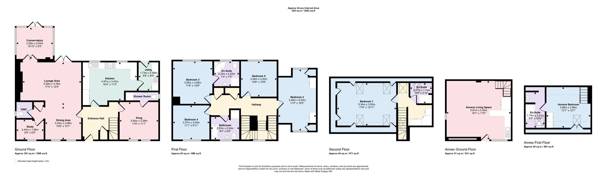 South Dene Lower Chase Road, Southampton floorplan