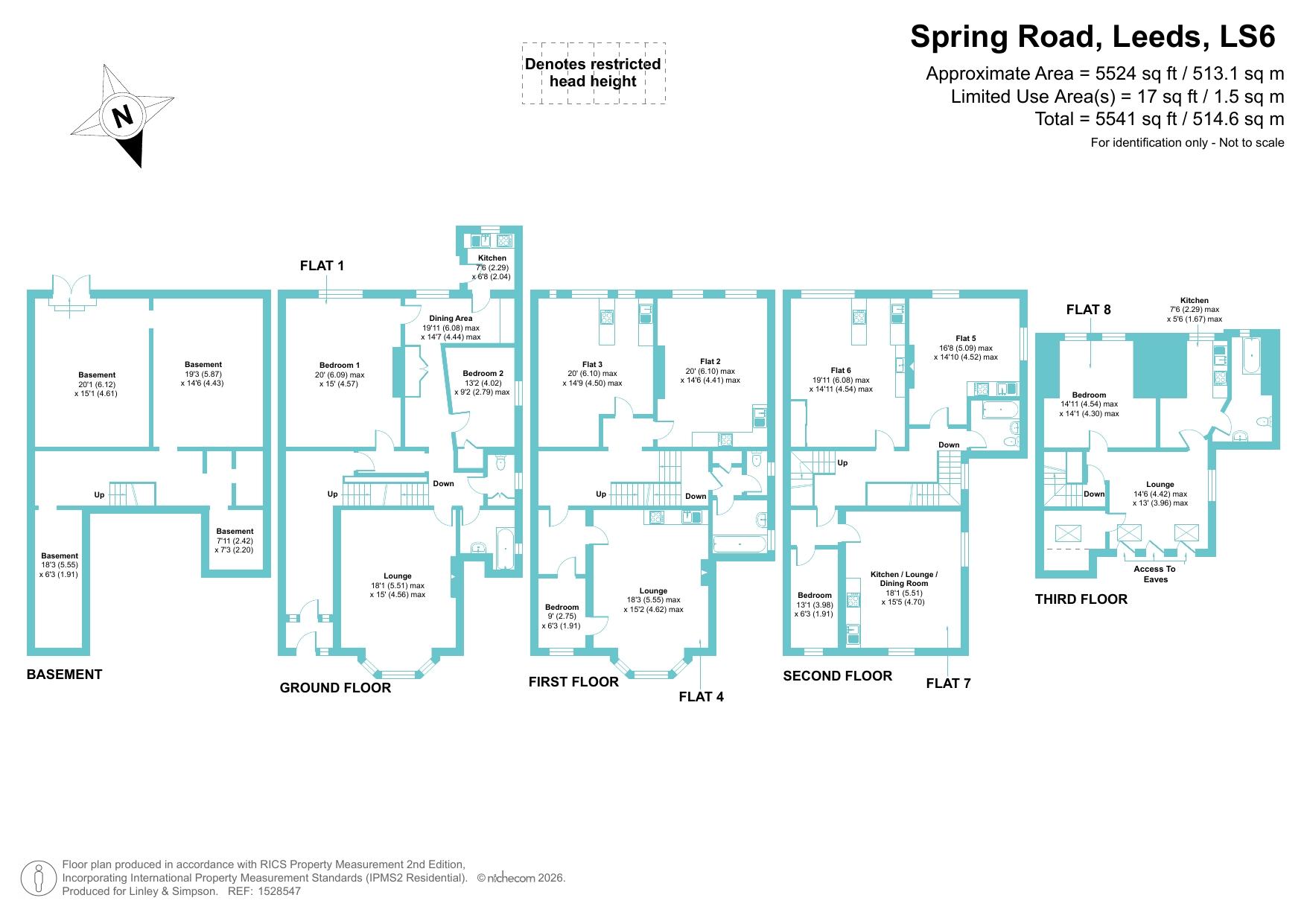 Spring Road, Leeds floorplan
