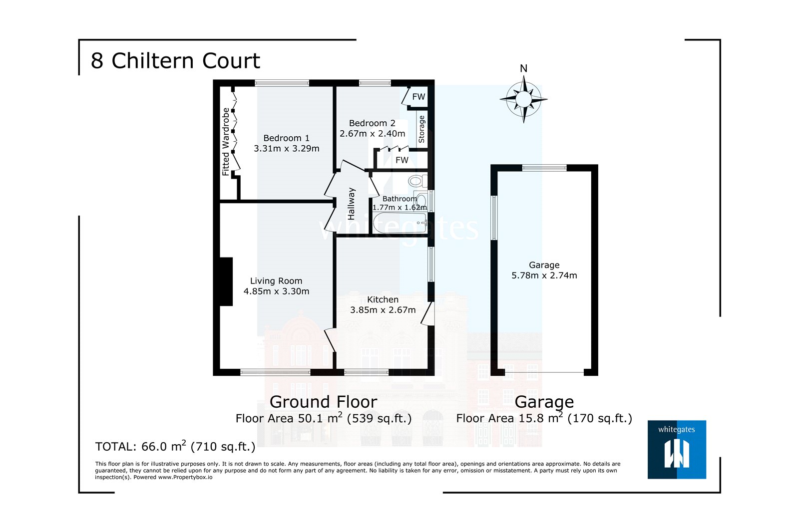 8, Chiltern Court, Hemsworth floorplan
