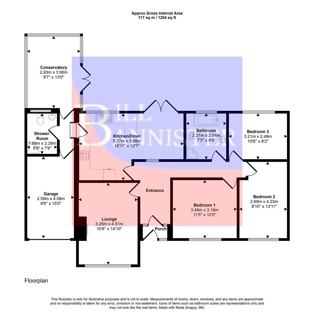 2, Lower Barncoose, Redruth floorplan