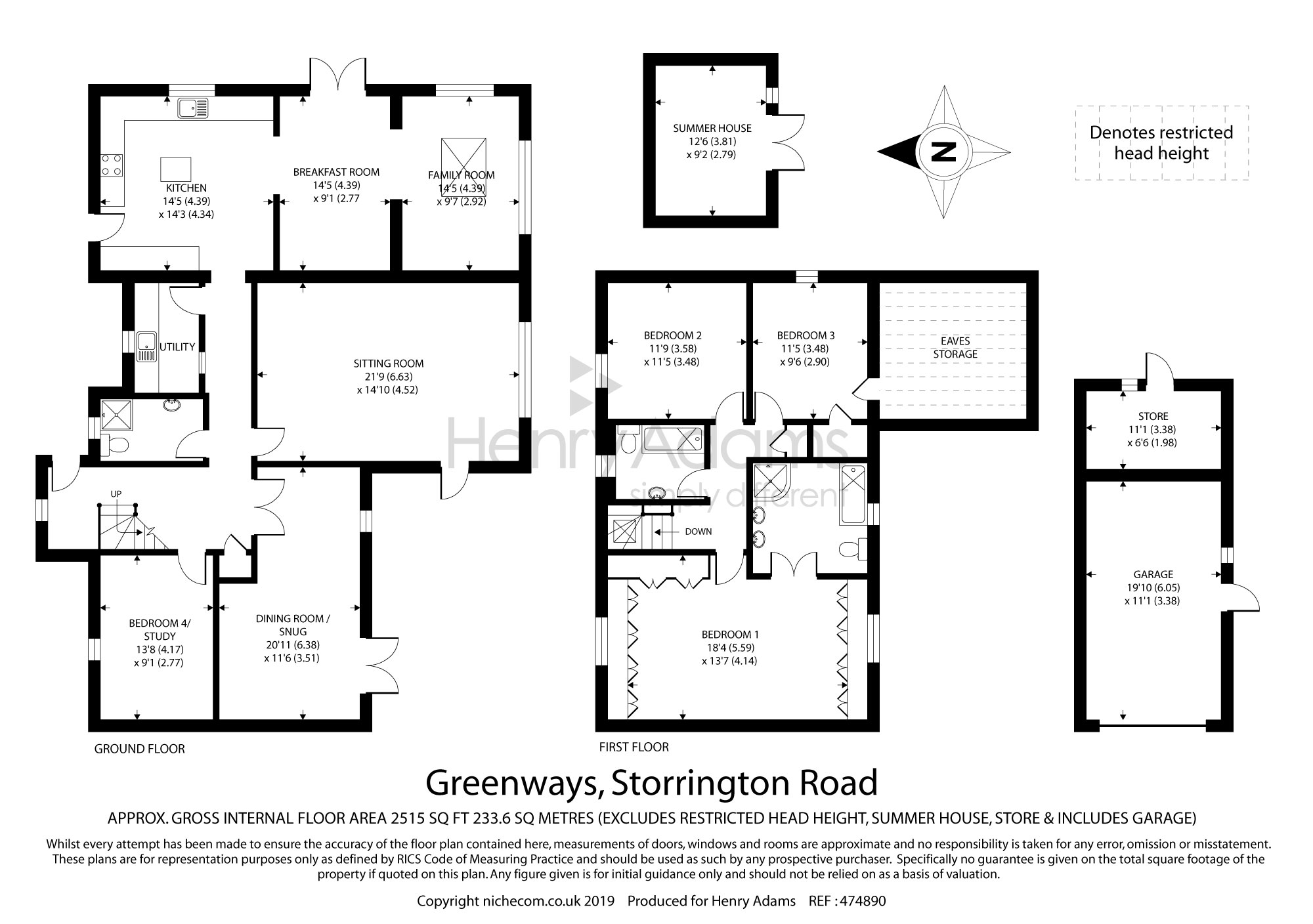 4 Bedrooms Semi-detached house for sale in Storrington Road, Thakeham RH20