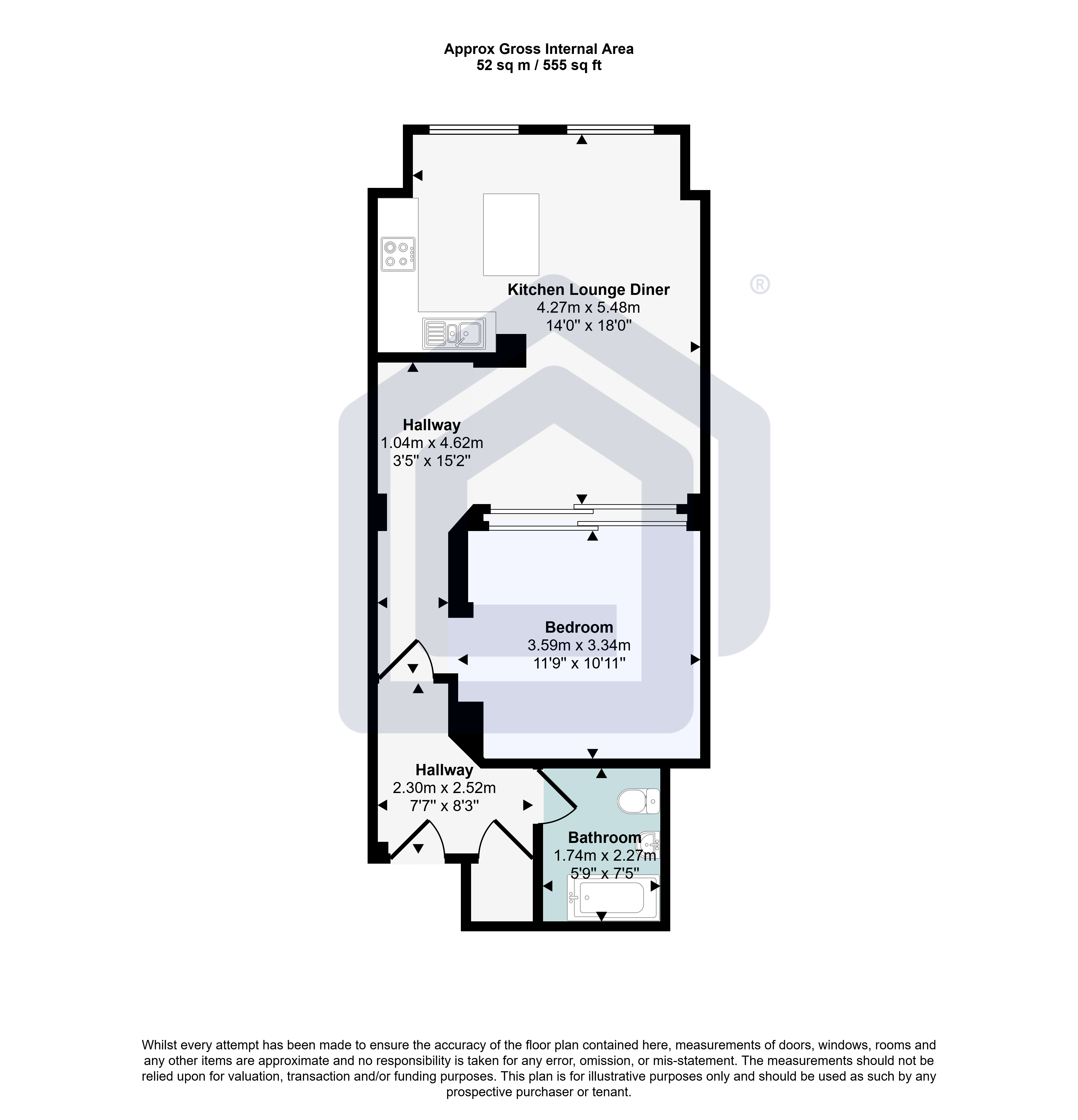 Apartment 309
89 Branston Street, Apartment 309
89 Branston Street, Birmingham floorplan