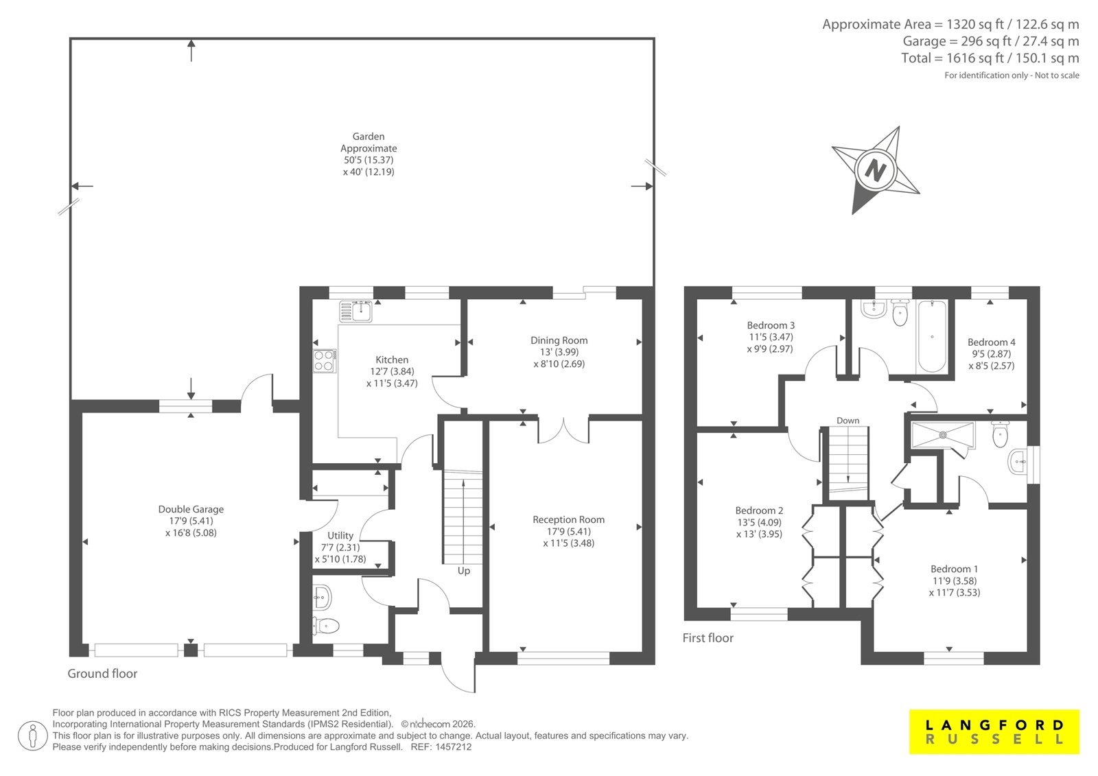 26, Athelstan Way, Orpington floorplan