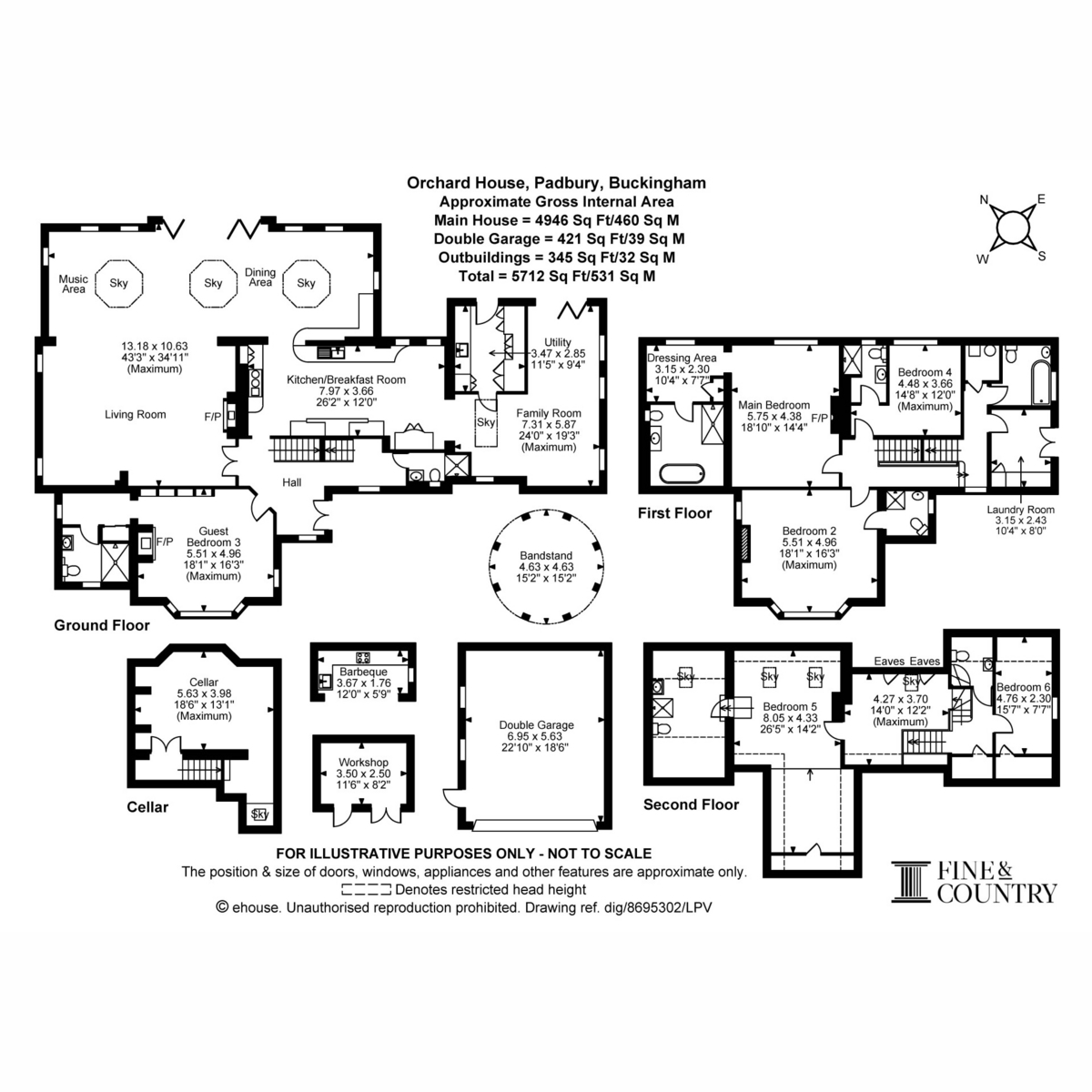 Orchard House, Winslow Road, Buckingham floorplan