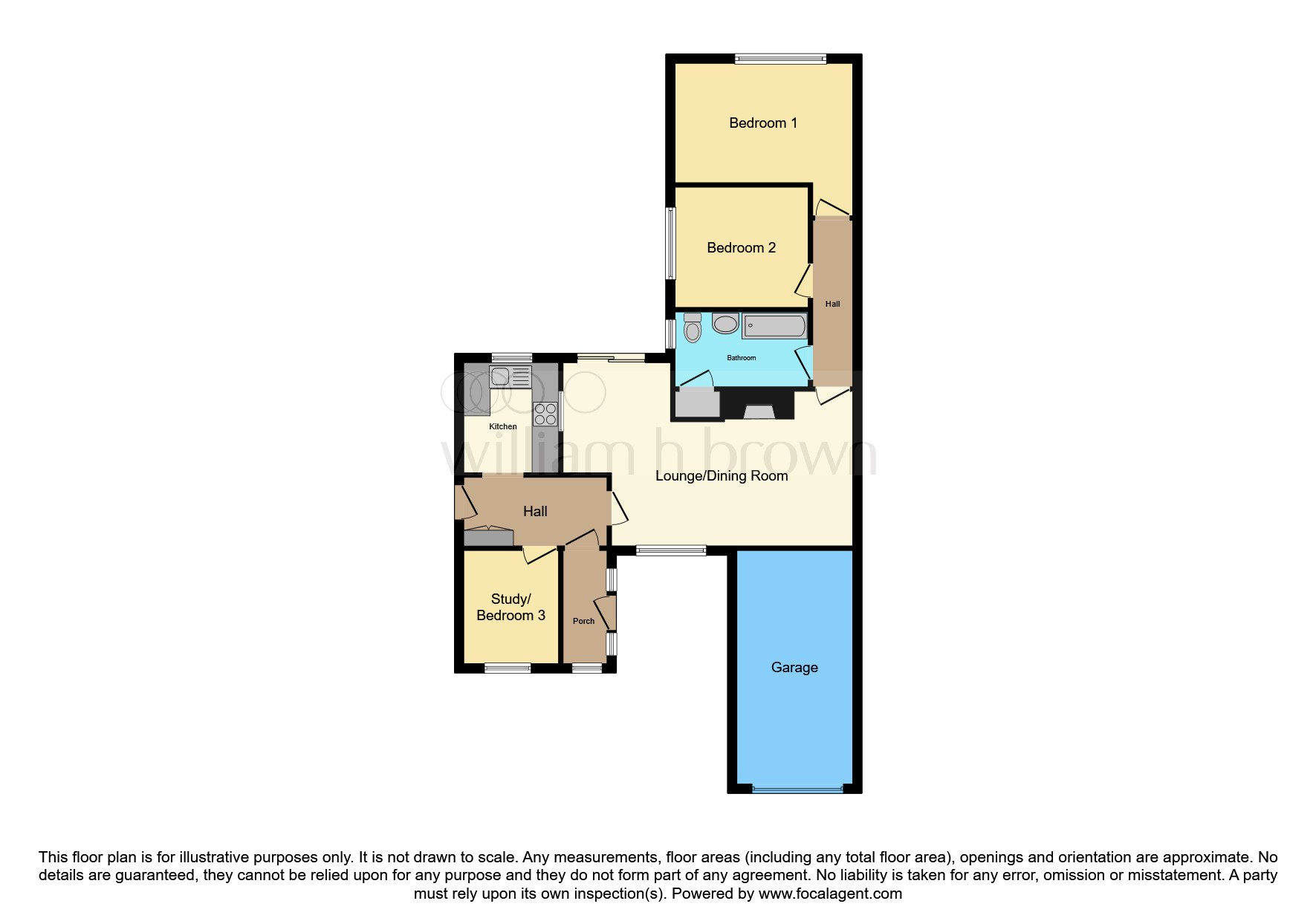 3, Kingfisher Court, Lowestoft floorplan