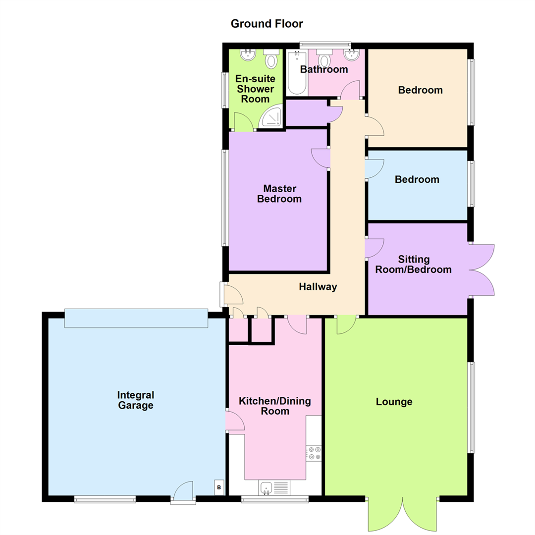 4 bed detached bungalow for sale in Redhill Park, Haverfordwest SA61