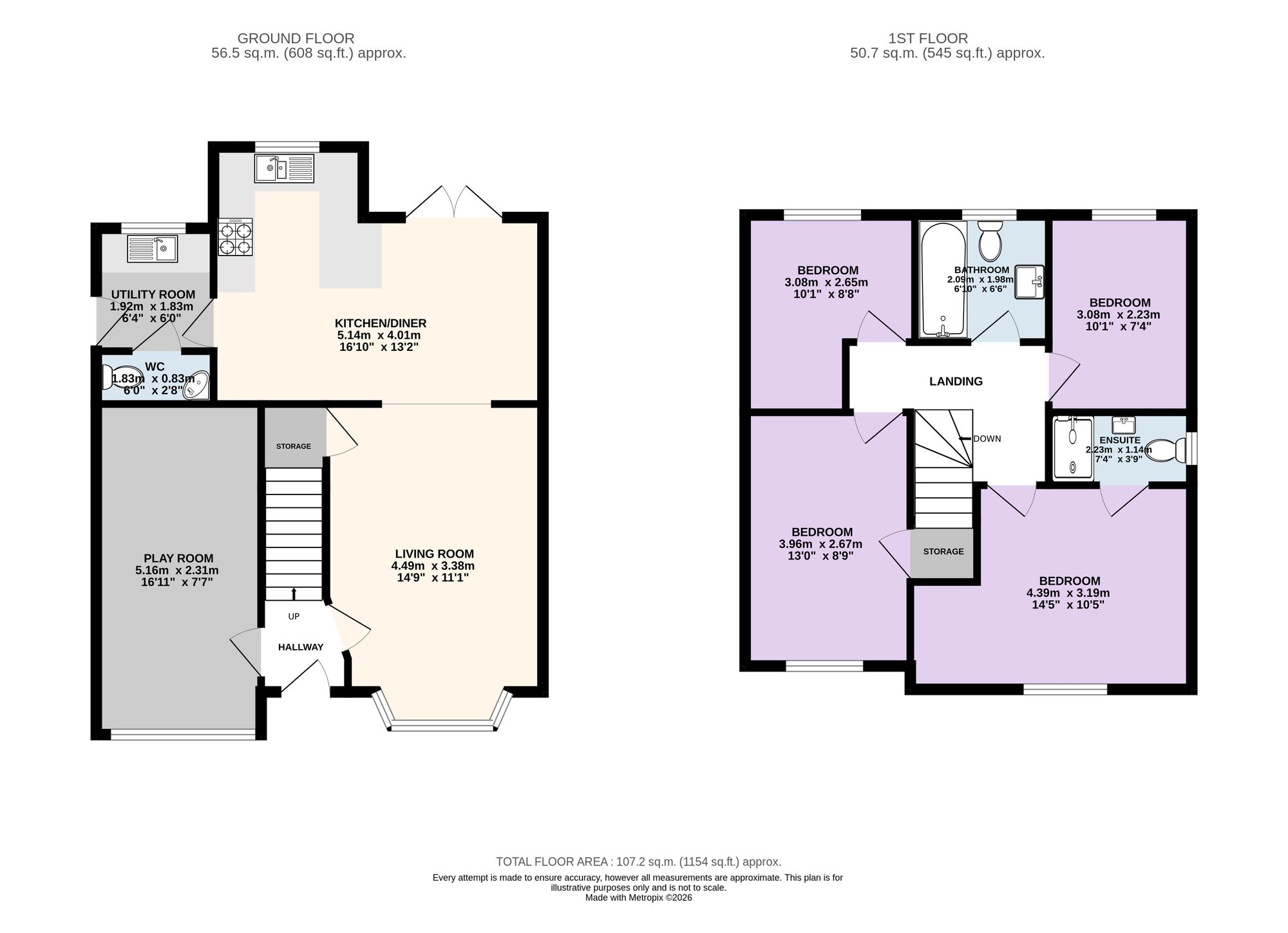 7 Lyme Road, Preston floorplan