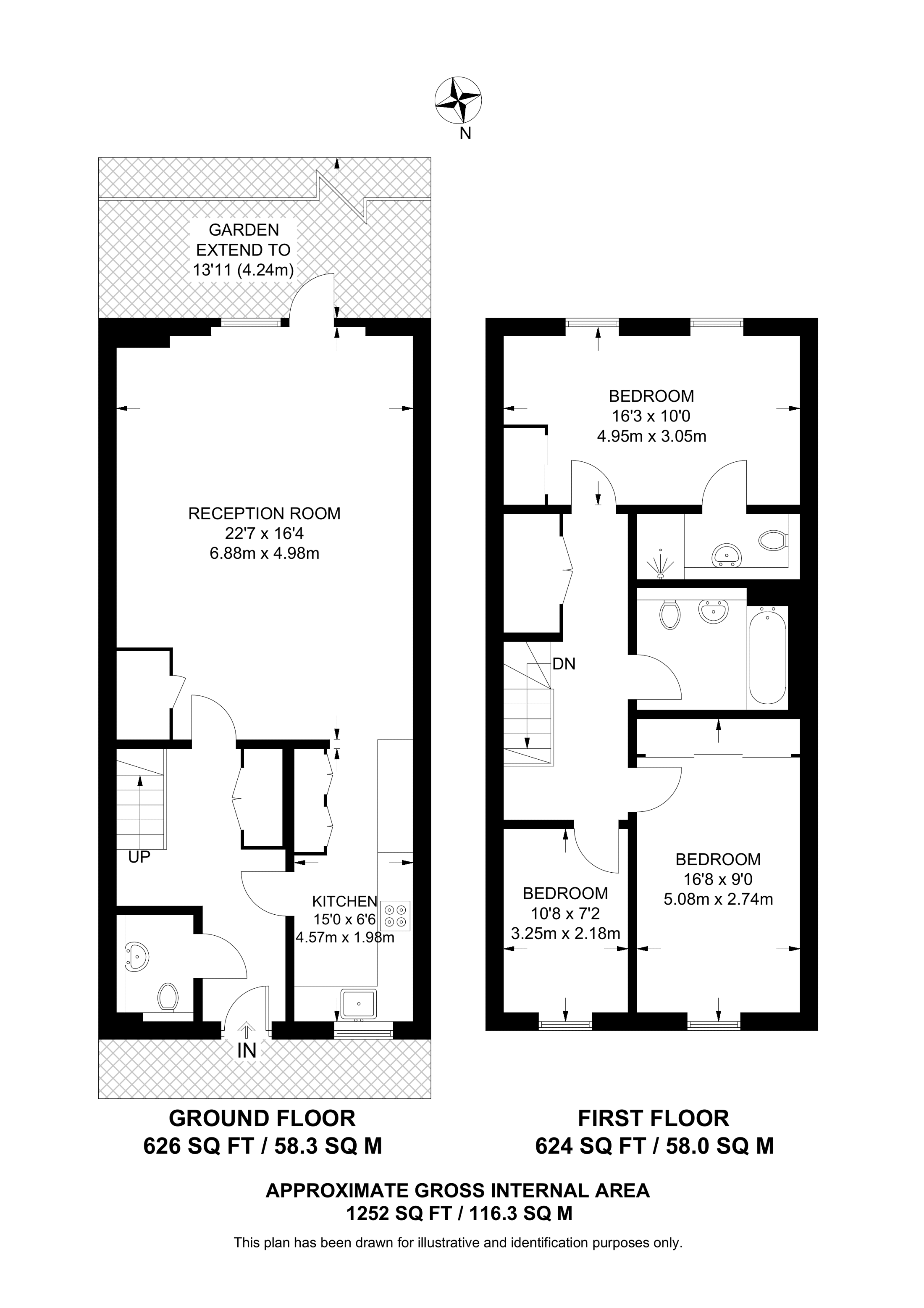 Dongola Road, Stepney floorplan