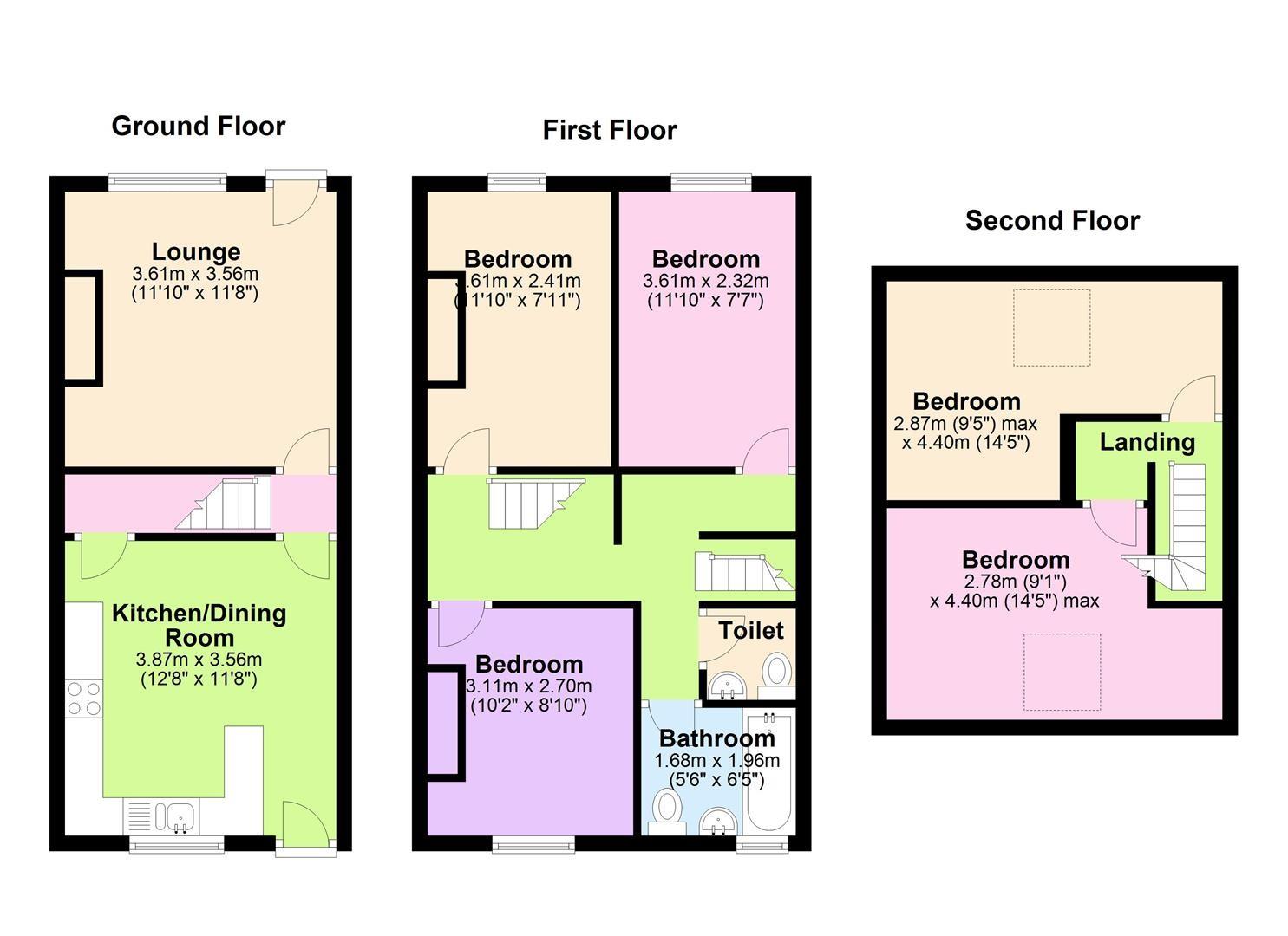 86, Mulehouse Road, Sheffield floorplan