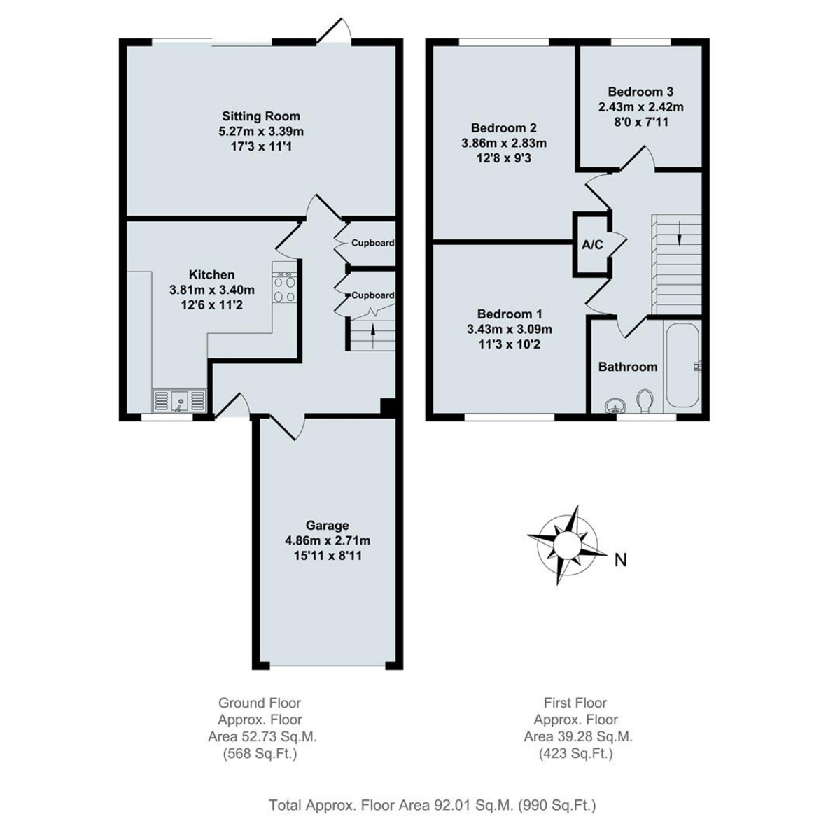 7, Francis Little Drive, Abingdon floorplan