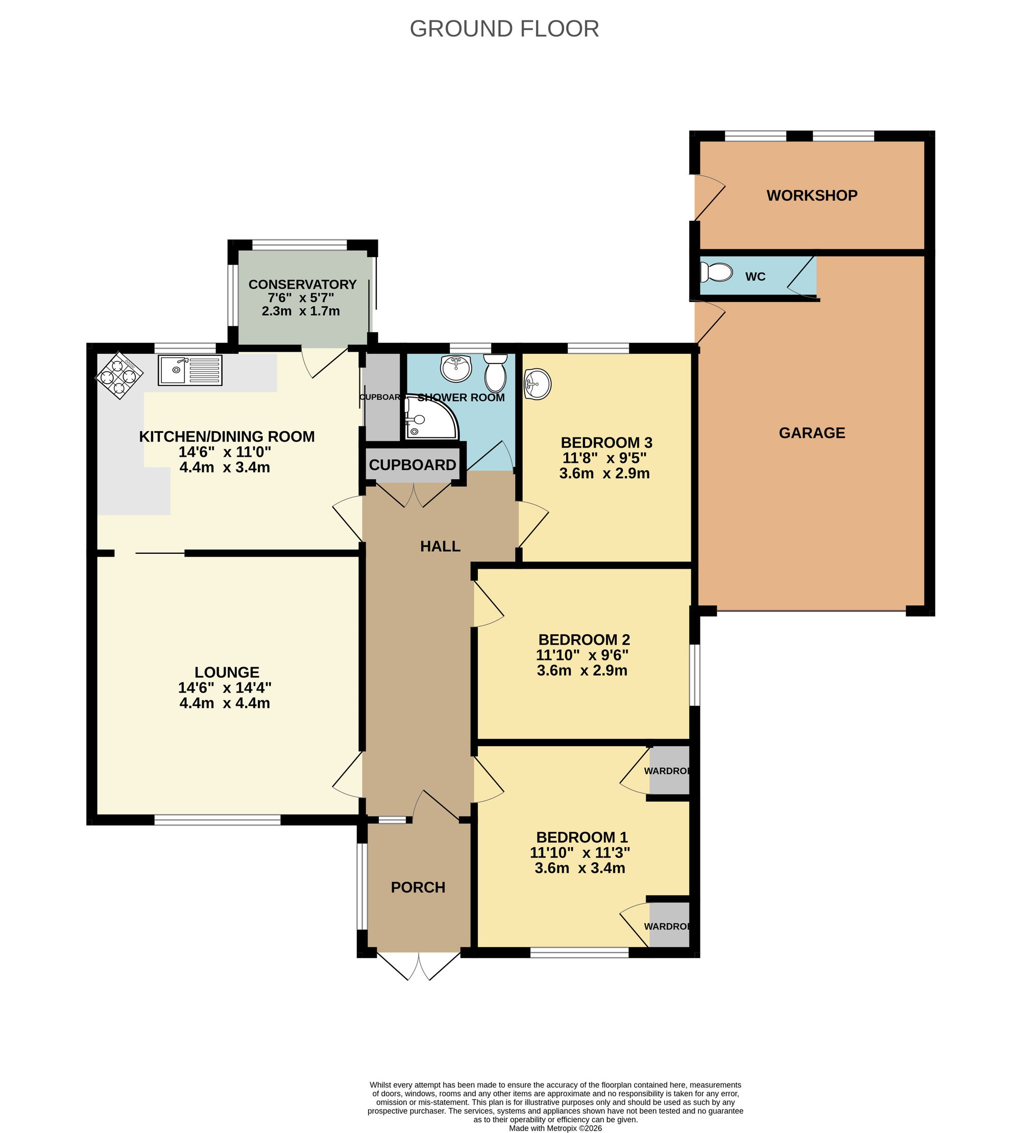 Colmar Rectory Close, Taunton floorplan