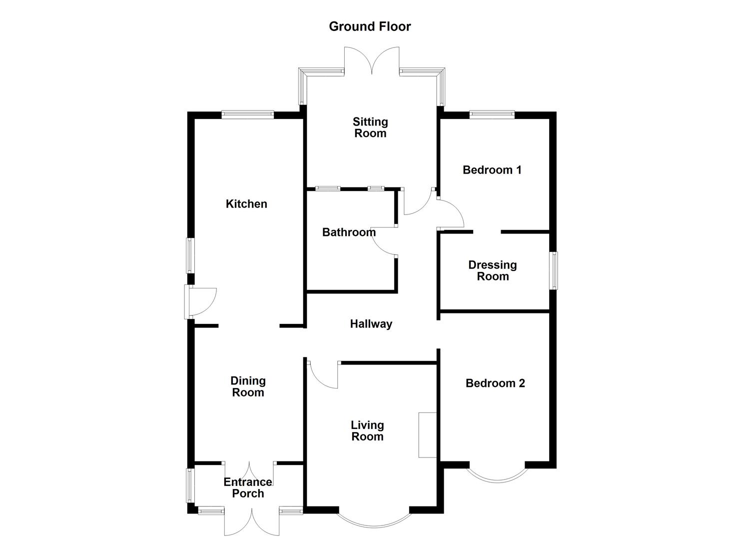 Rowan Tree Cottage, 92, Holywell Lane, Castleford floorplan