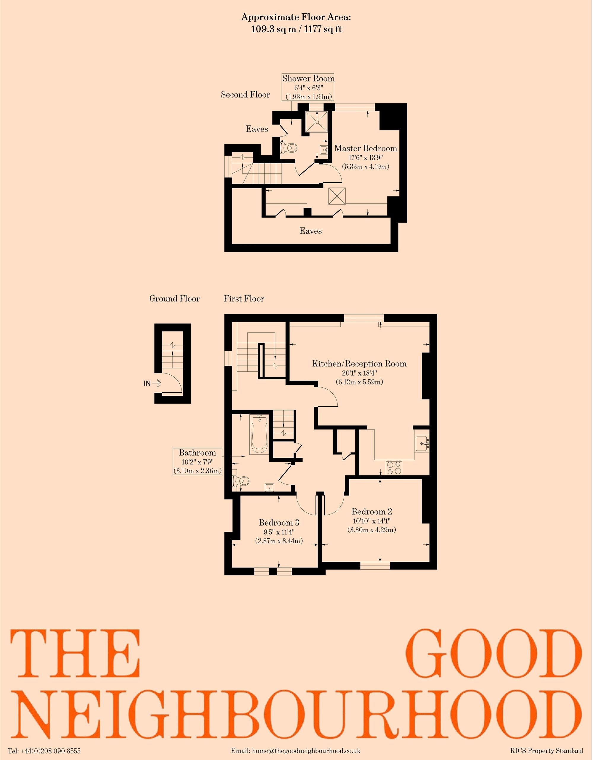 17e Ribblesdale Road, London floorplan