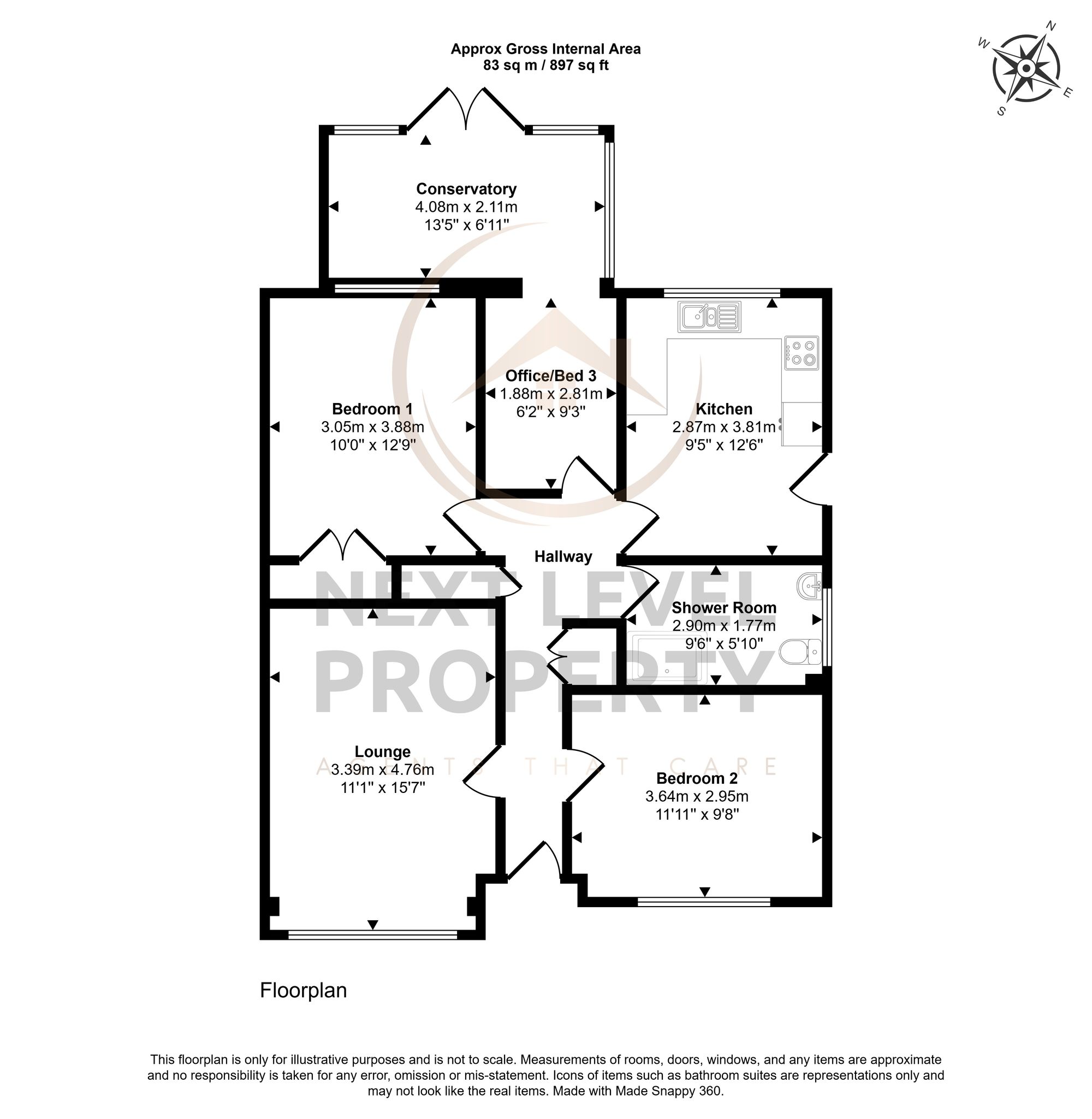 12 Morton Way, March floorplan