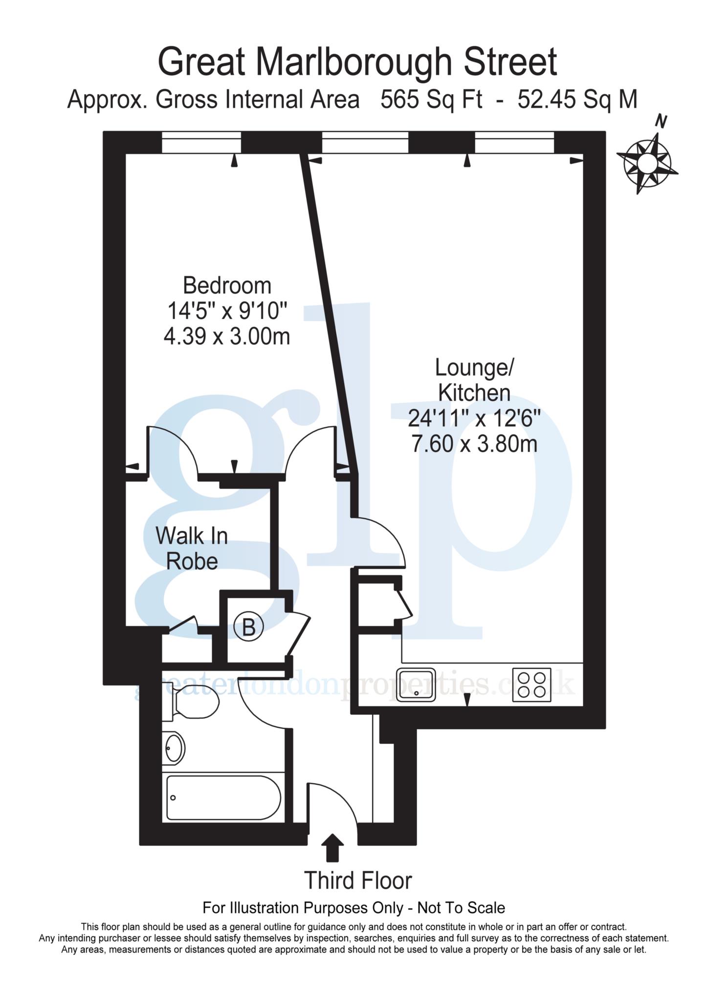 1 Bedrooms Flat to rent in Great Marlborough Street, Soho W1F