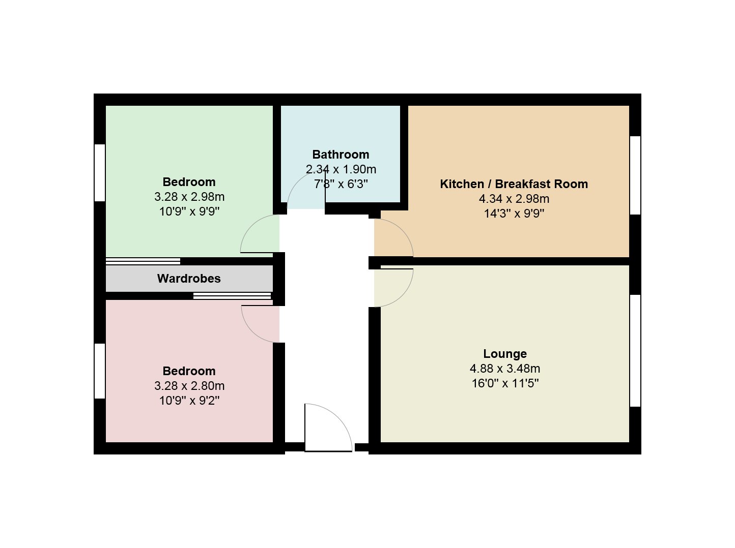 2 Bedrooms Flat to rent in Binney Wells, Kirkcaldy KY1