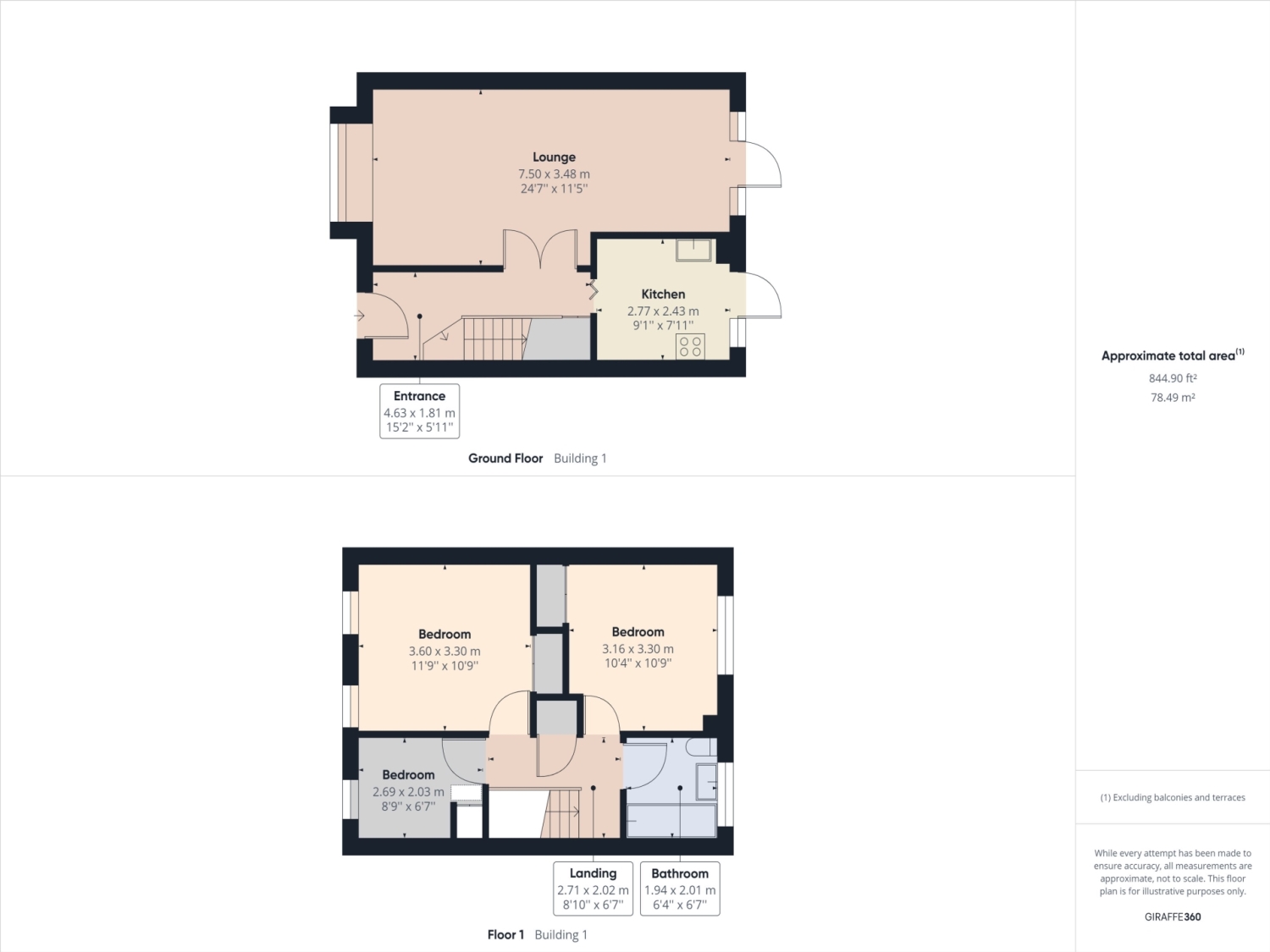 7, Tudor Lodge Road, Gloucestershire floorplan