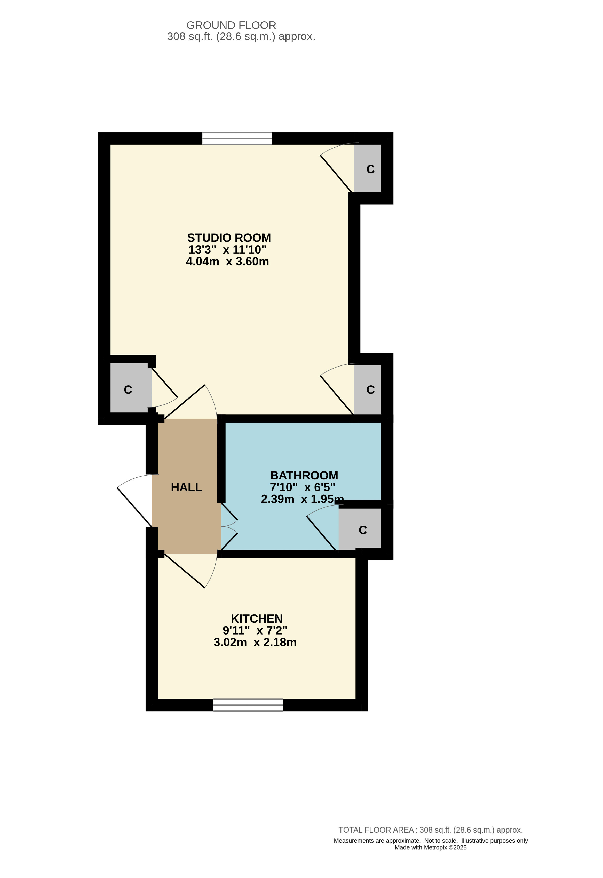 GFF, 2, Great Stanhope Street, Bath floorplan