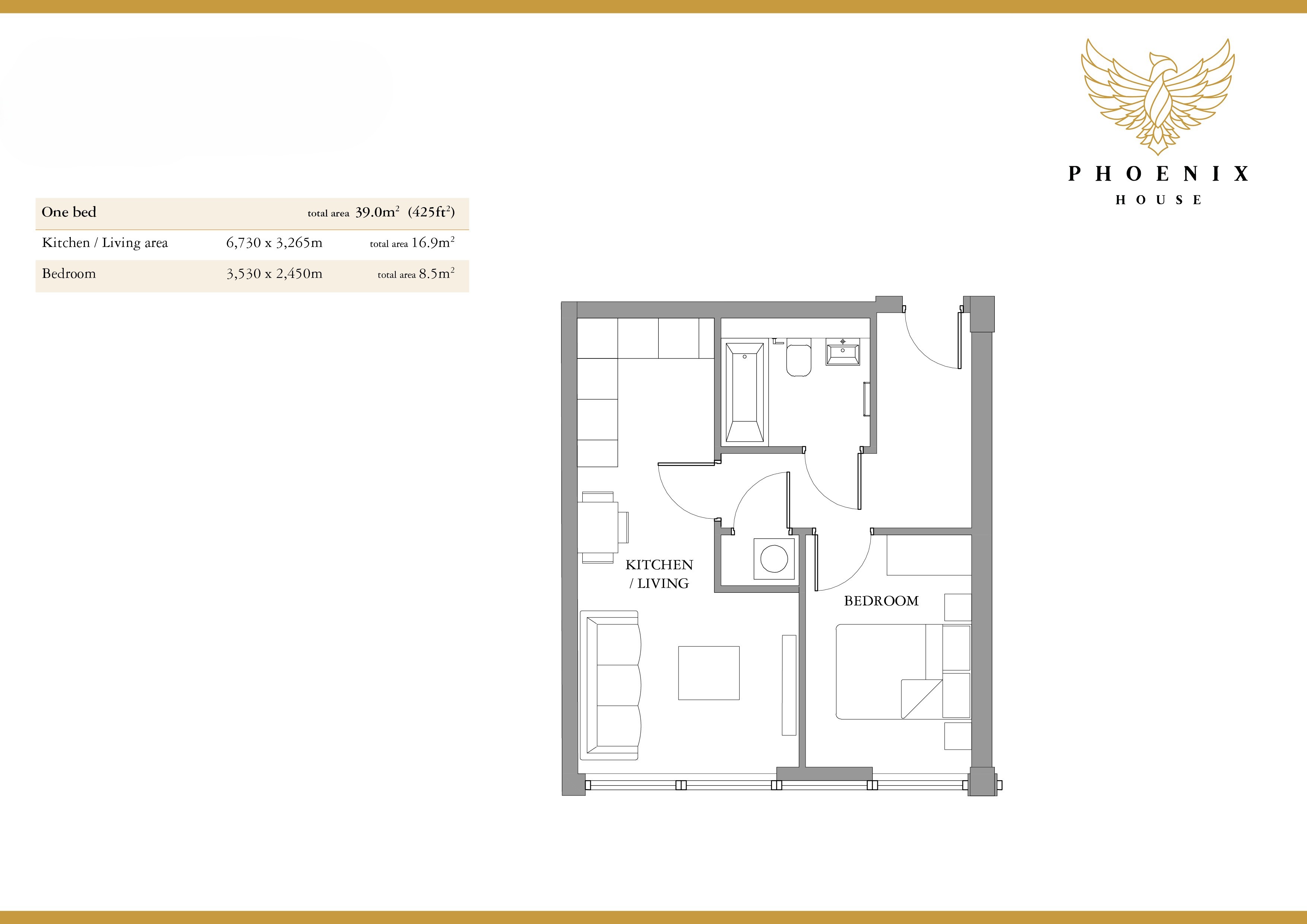 19 Phoenix House, Pyrford Road, West Byfleet floorplan