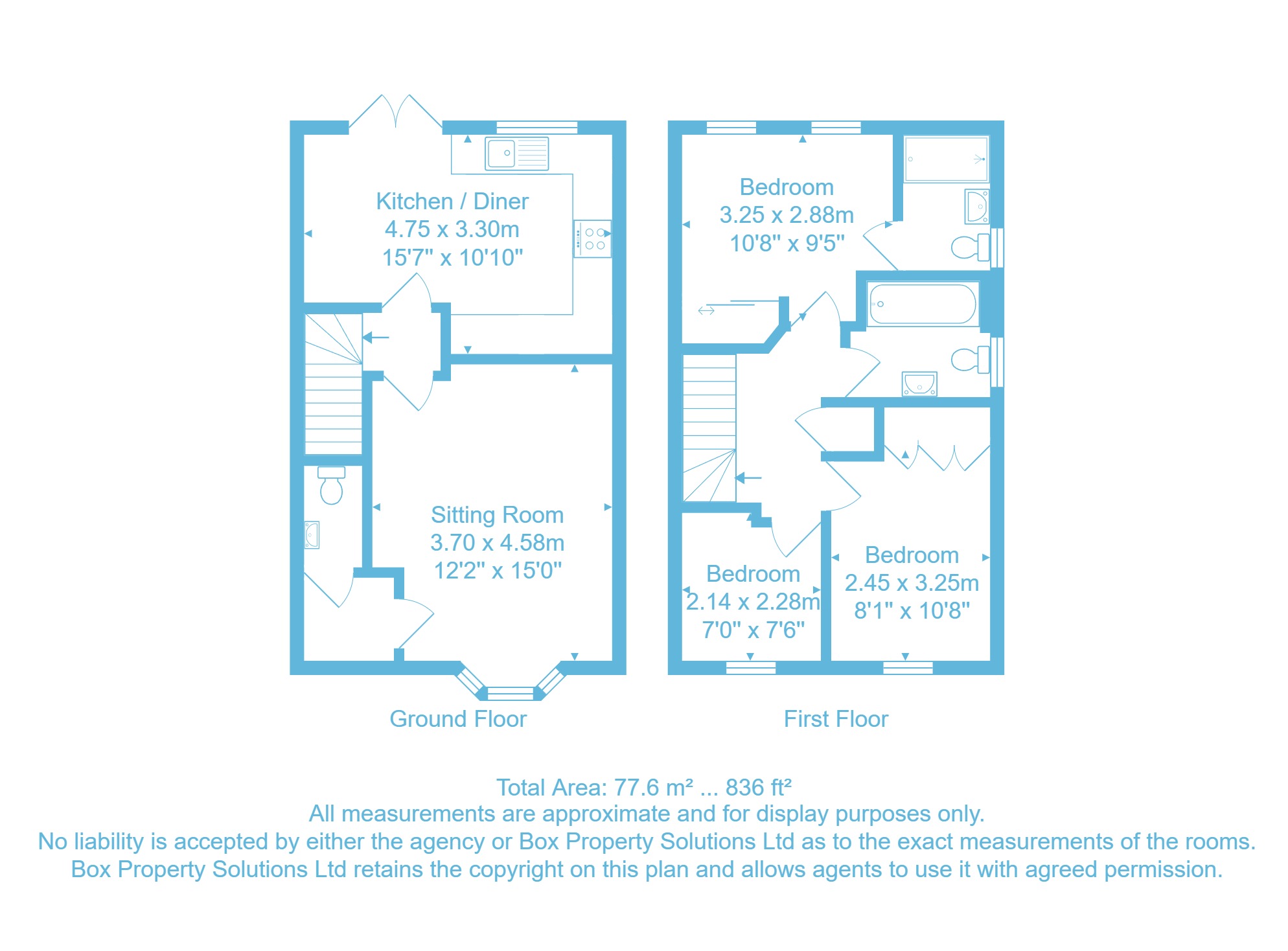 7, Moat Hill Close, Bradford floorplan