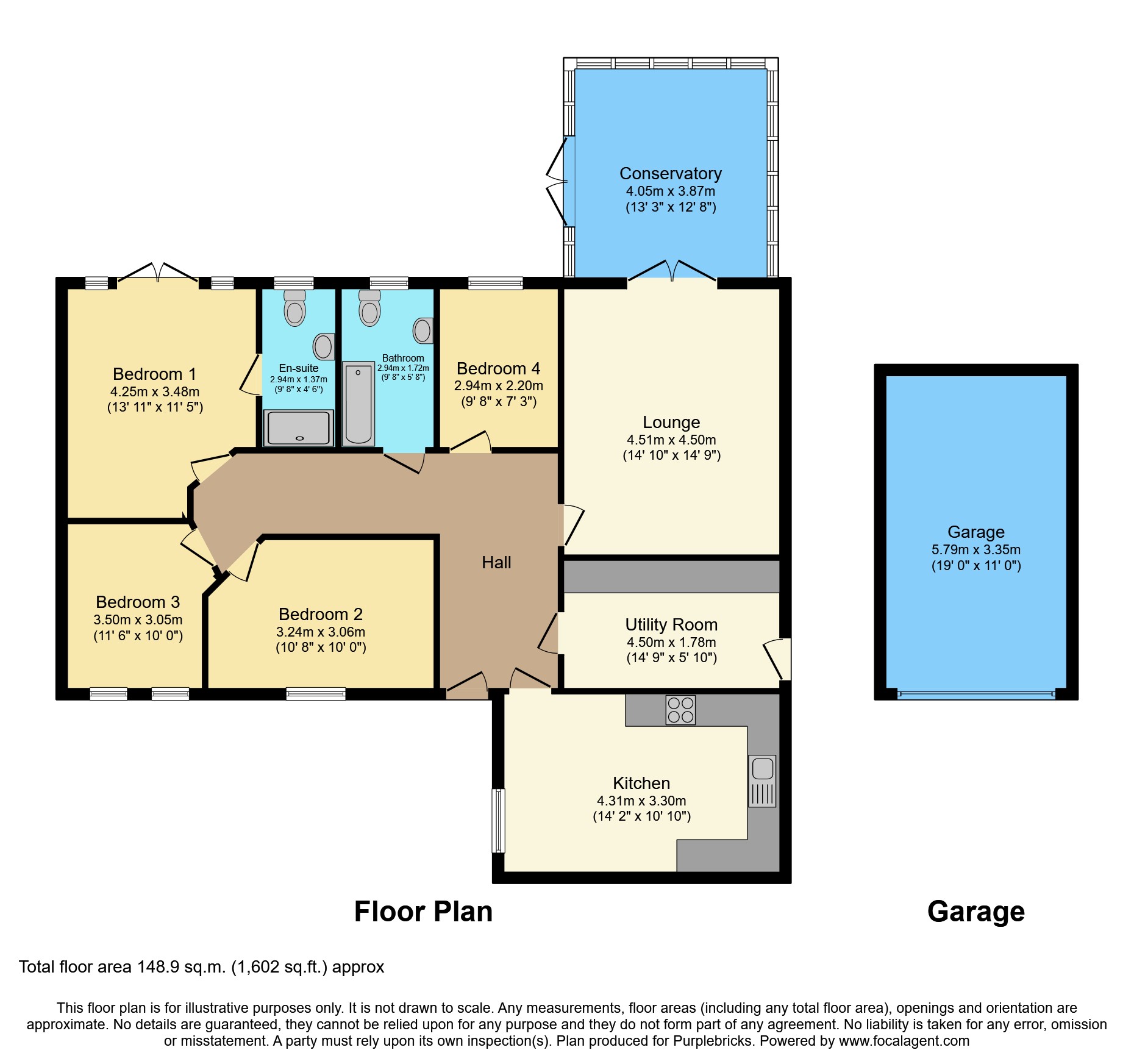 The Hill, Glapwell, Chesterfield S44, 4 bedroom detached bungalow for