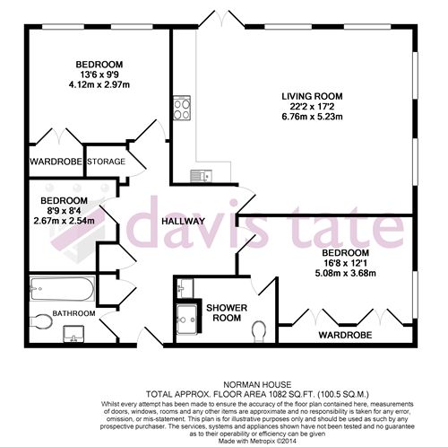 3, Norman House, Henley-on-Thames floorplan