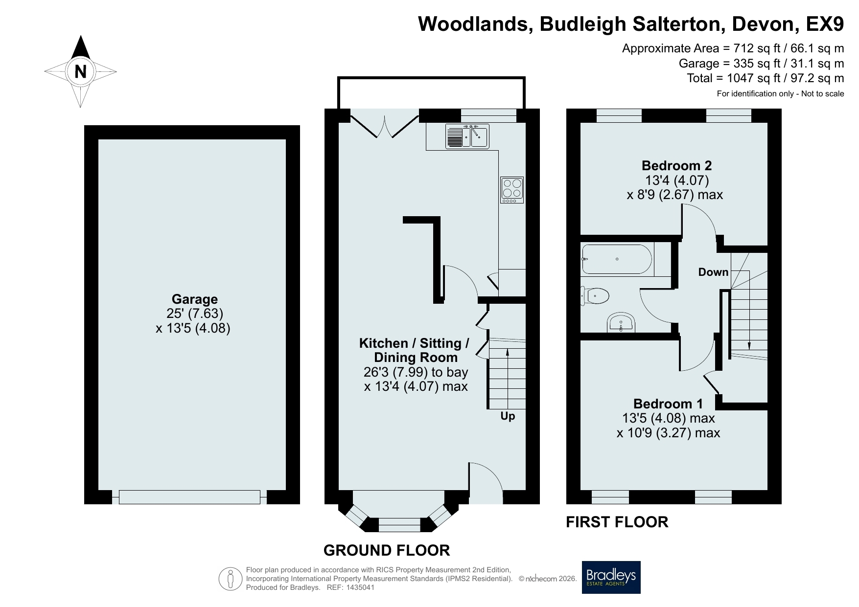 16, Woodlands, Devon floorplan