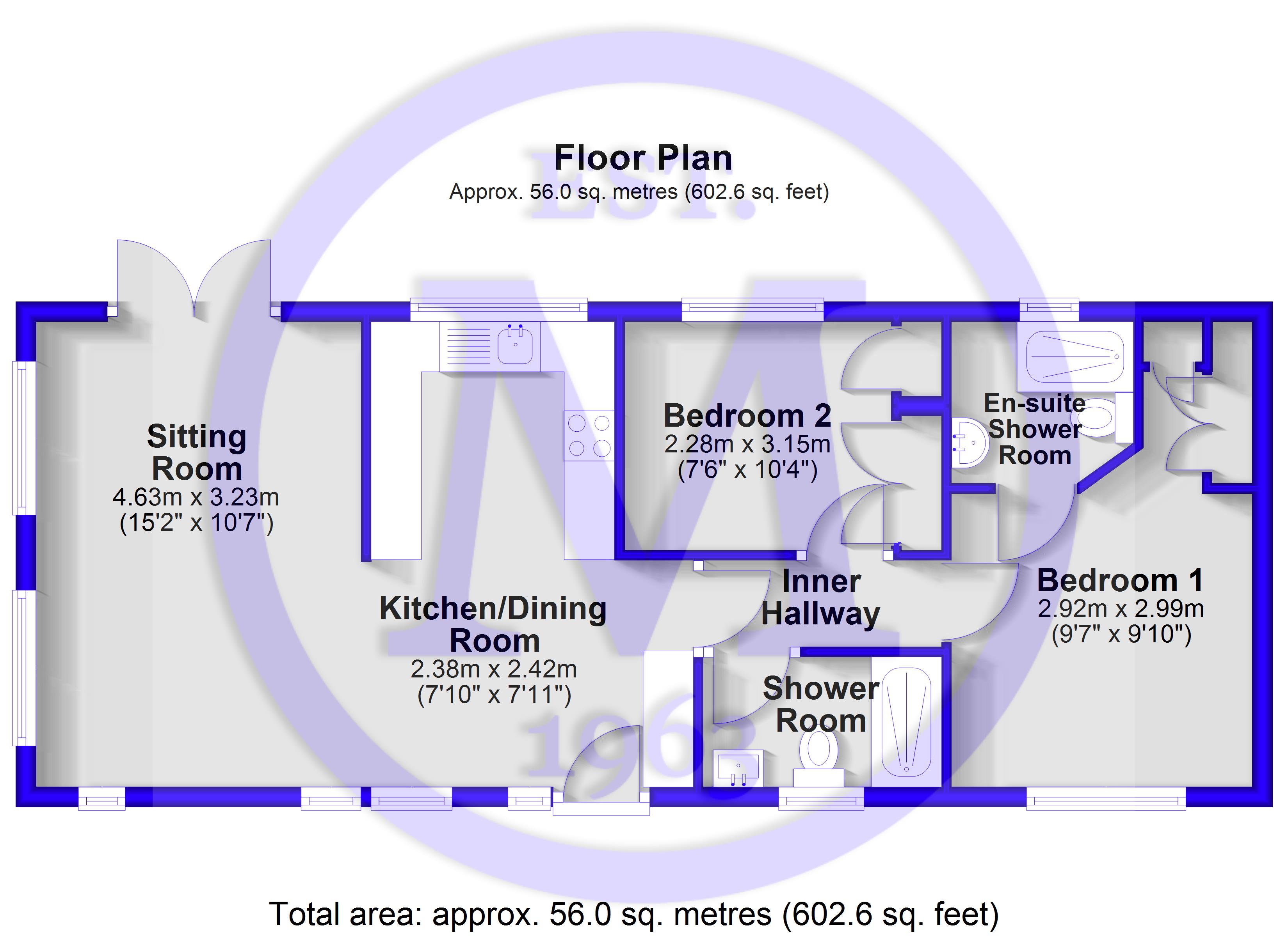 F5,, Solent Road, Barton On Sea floorplan