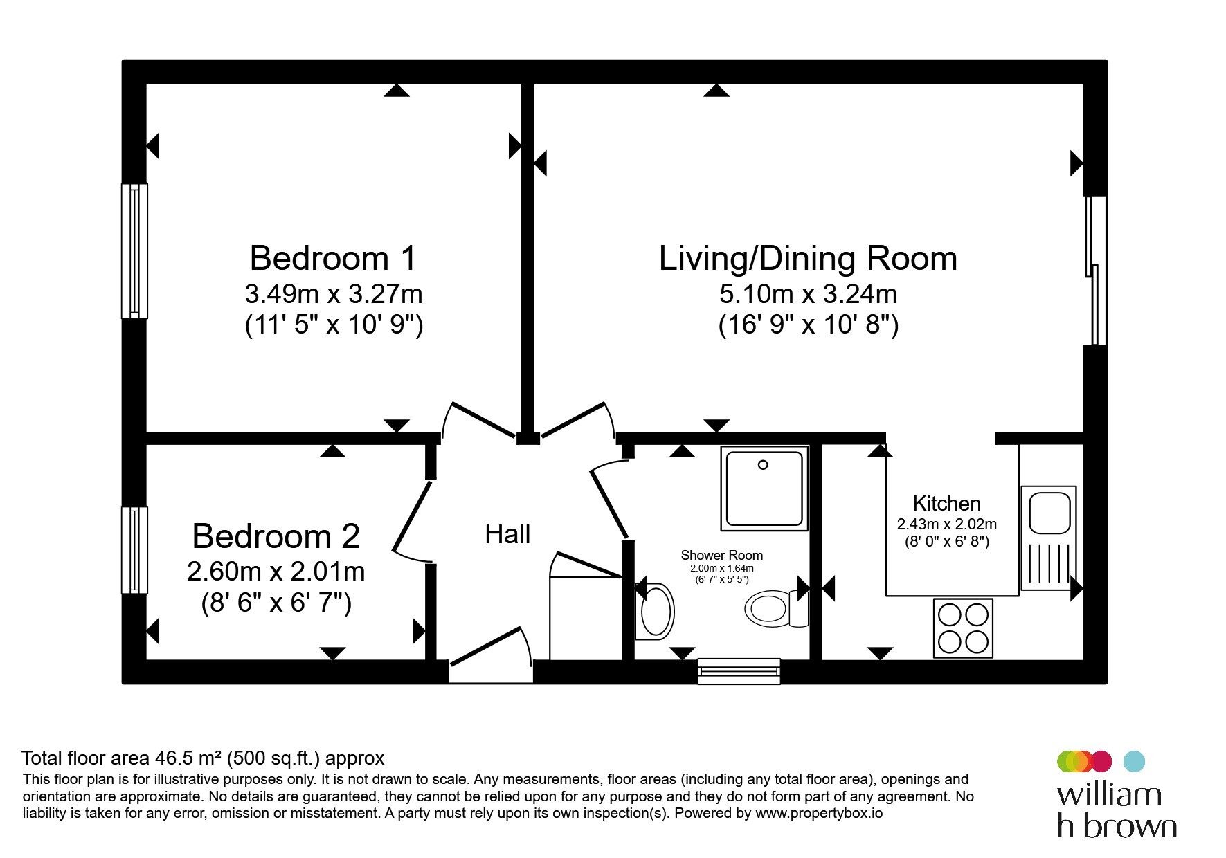 7, Wheatfields, Diss floorplan