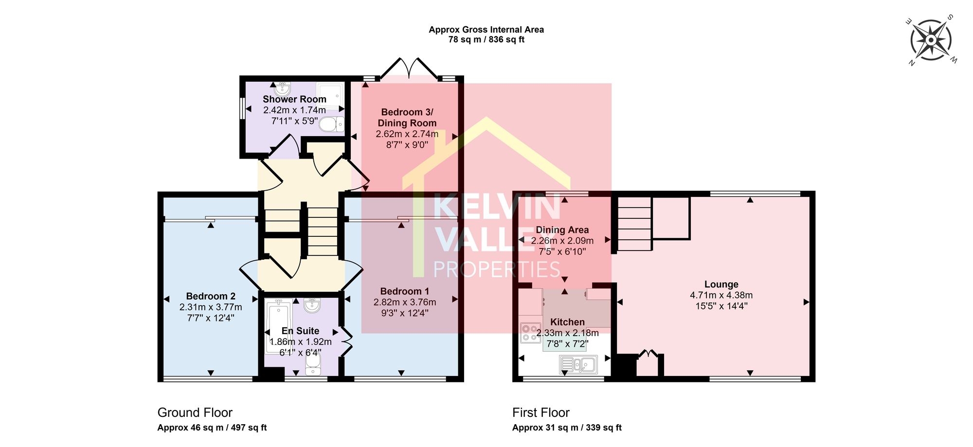 1a Balloch View, Glasgow floorplan