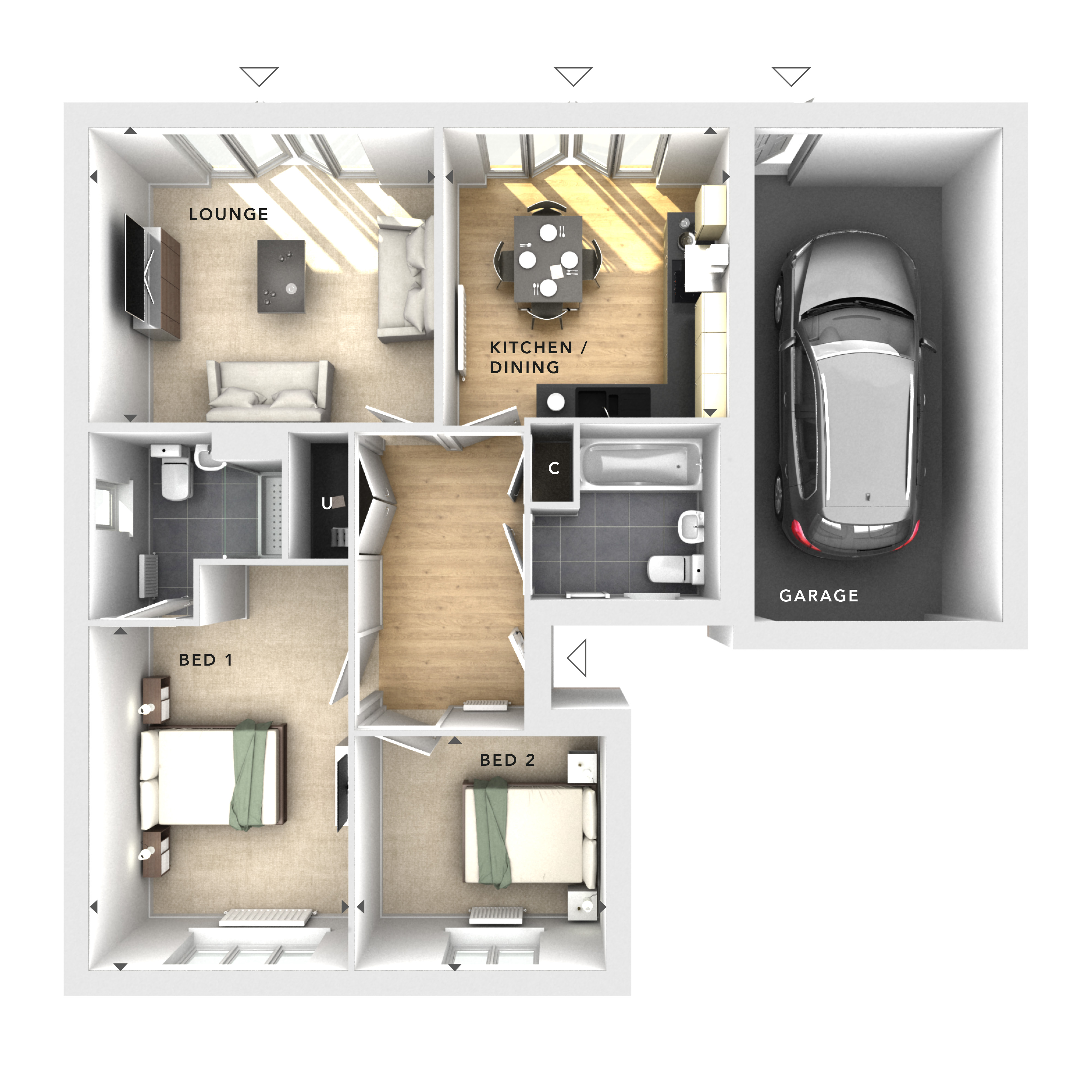 152, Barn Road, Congleton floorplan