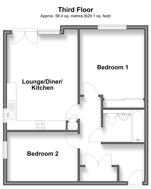 Papermill Place Walthamstow, London floorplan