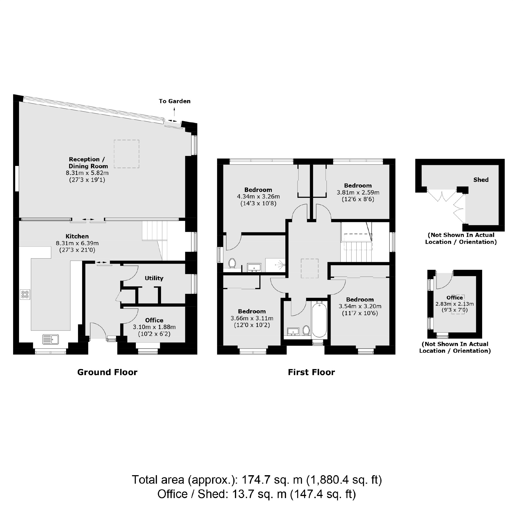 16, Langton Way, London floorplan