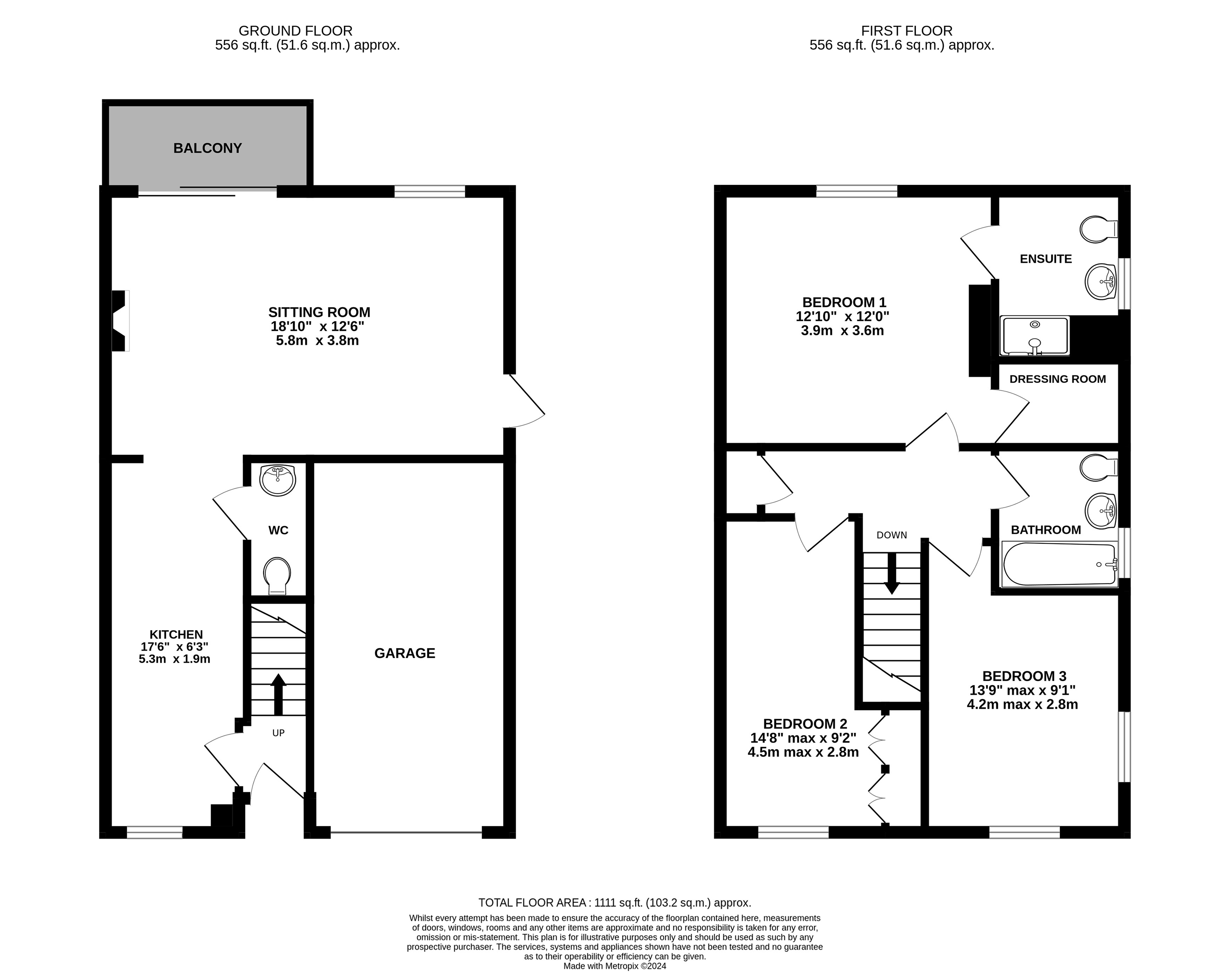 6, Townley Mews, Skipton floorplan
