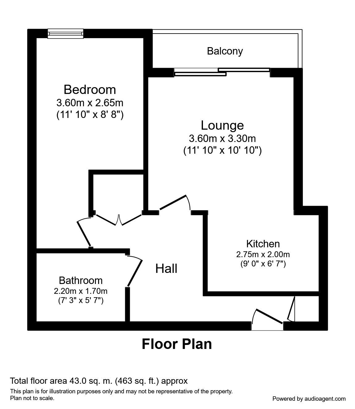 1 Bedrooms Flat to rent in Furnival Street, Sheffield S1