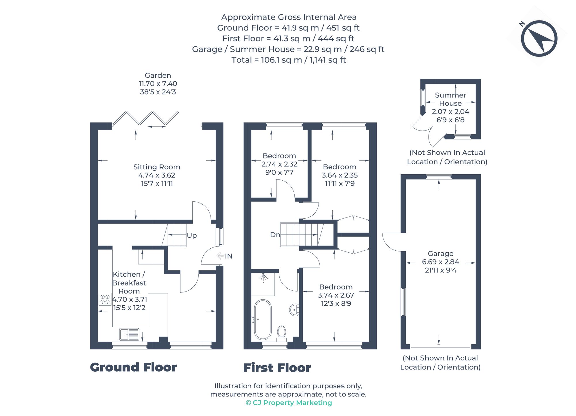 70 Colwell Drive, Witney floorplan
