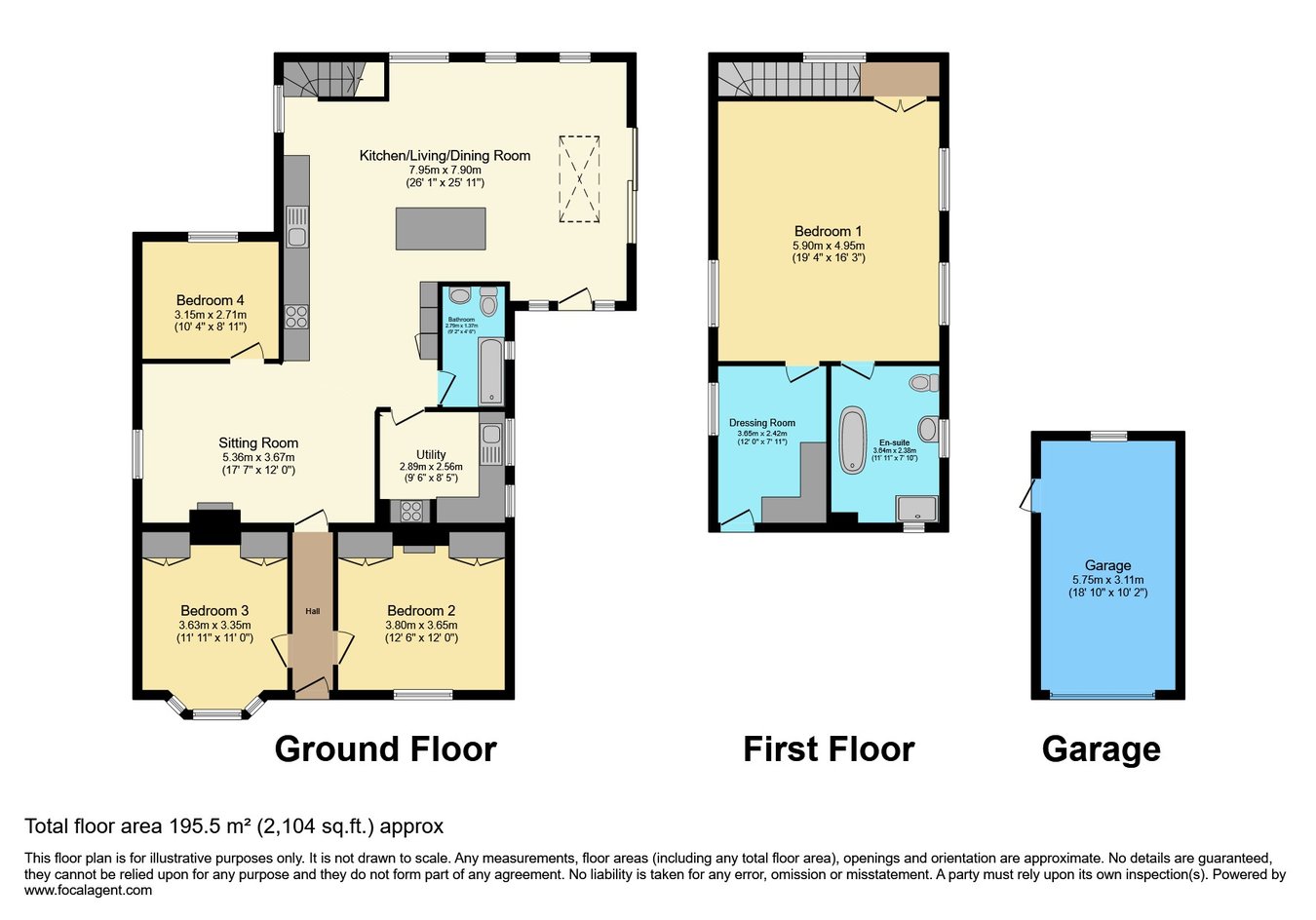 87, Guildford Road, Aldershot floorplan