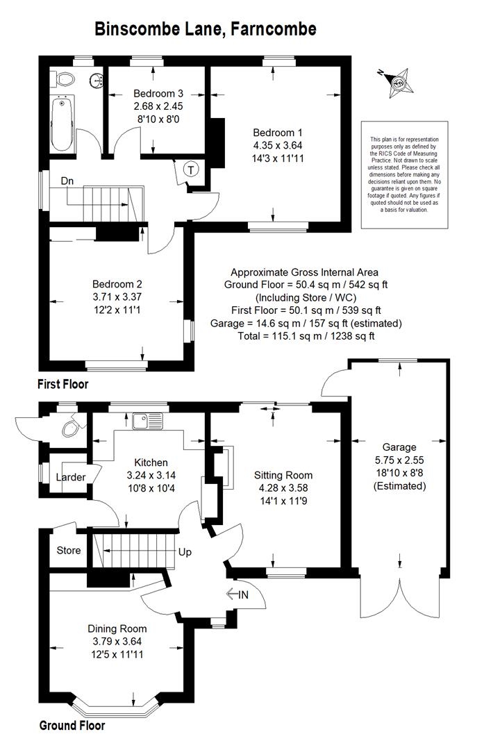 Lane, Godalming GU7, 3 bedroom detached house for sale