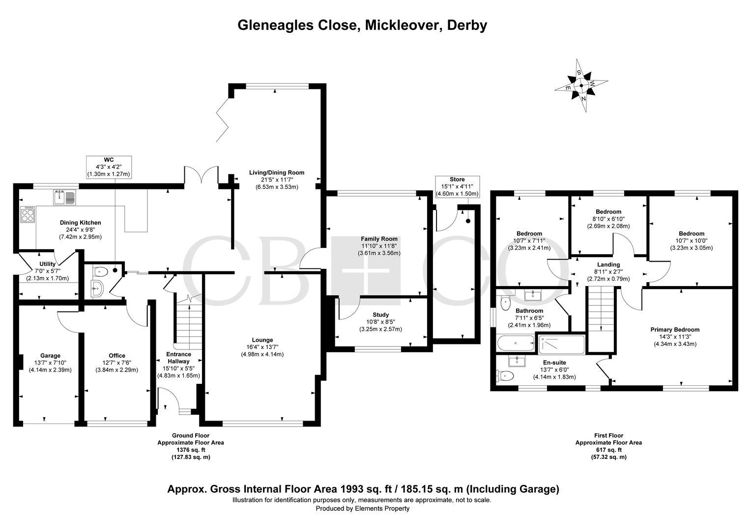 23, Gleneagles Close, Derby floorplan