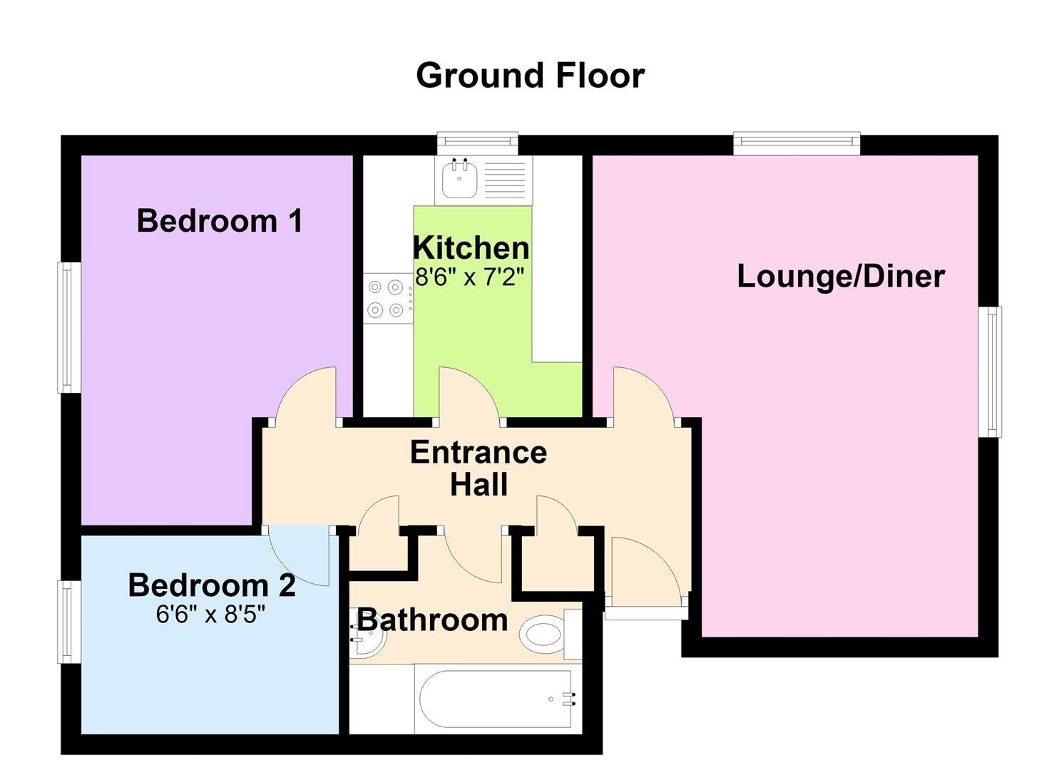 Flamborough Close, Peterborough floorplan