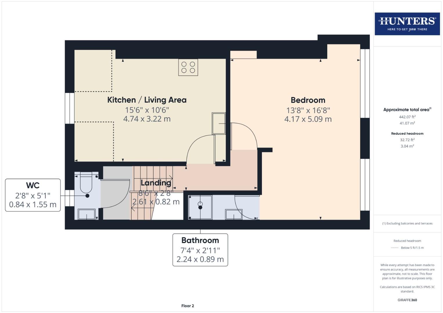 Flat 4, 116, North Marine Road, Scarborough floorplan