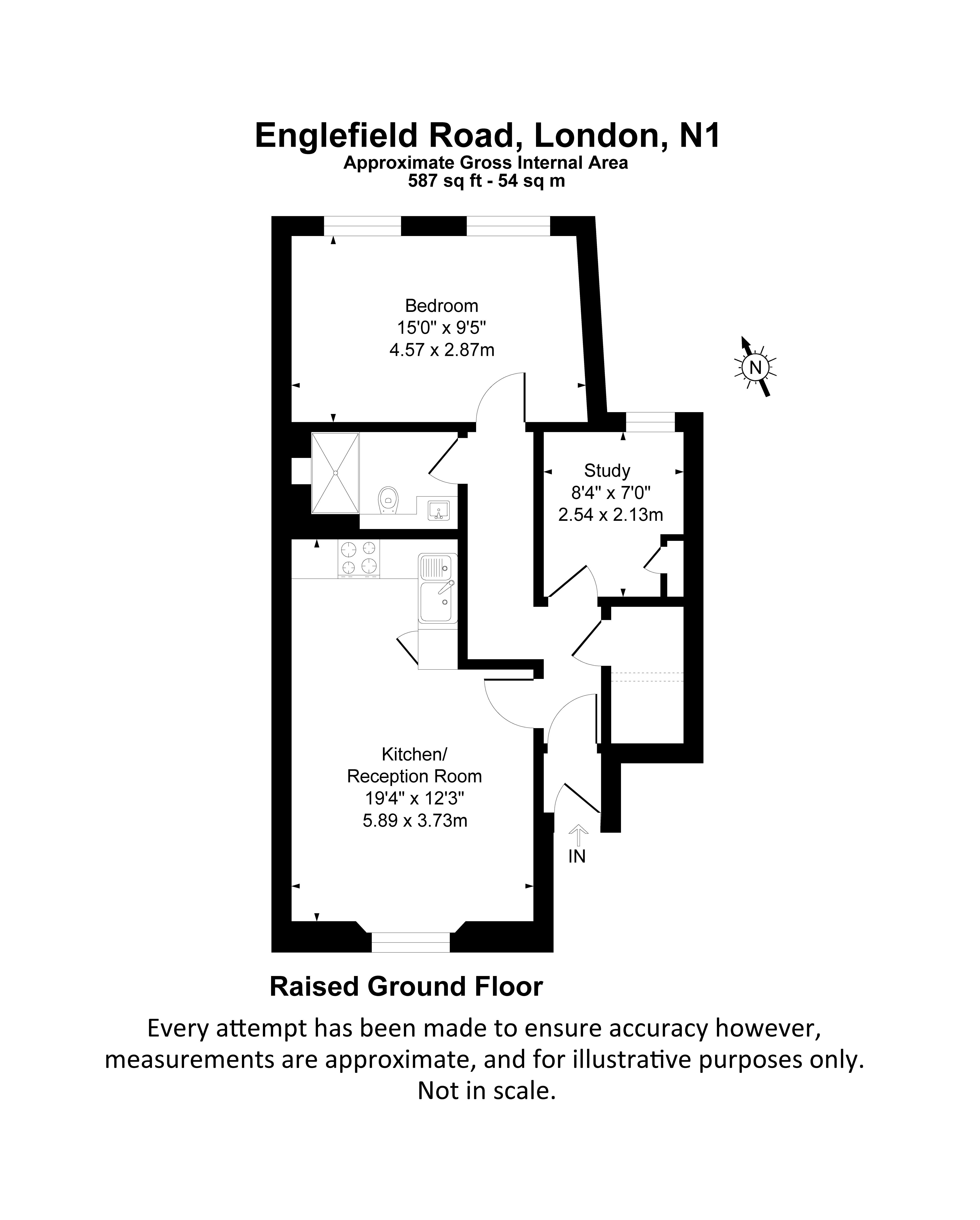 Englefield Road, London N1, 2 bedroom flat for sale 60775089