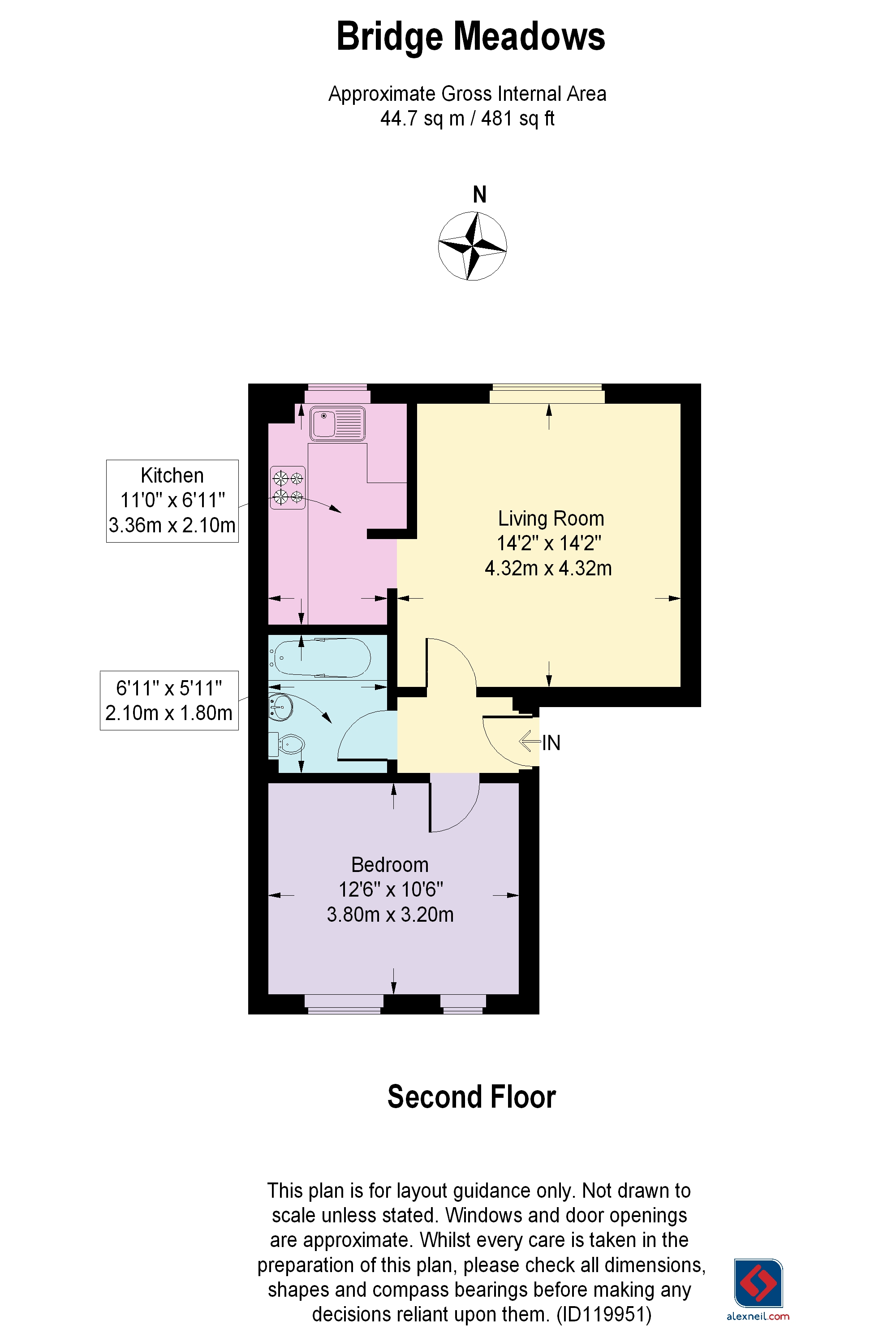 1 Bedrooms Flat to rent in Bridge Meadows, London SE14