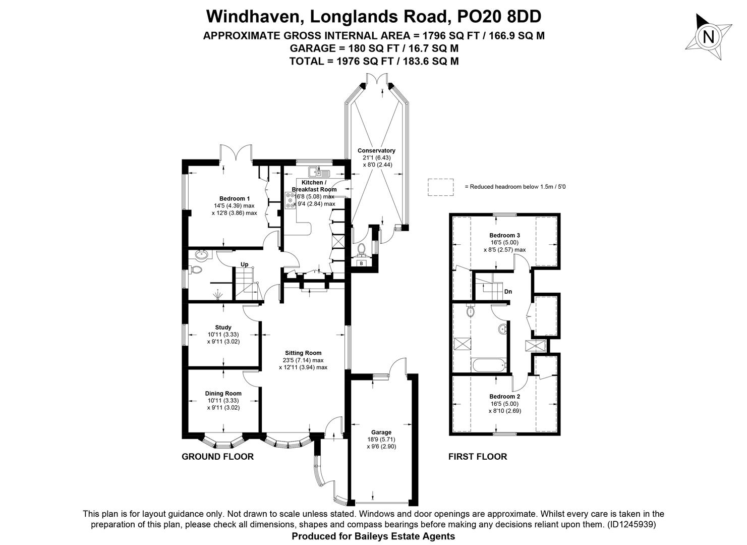 'Windhaven', Longlands Road, Nr Chichester floorplan