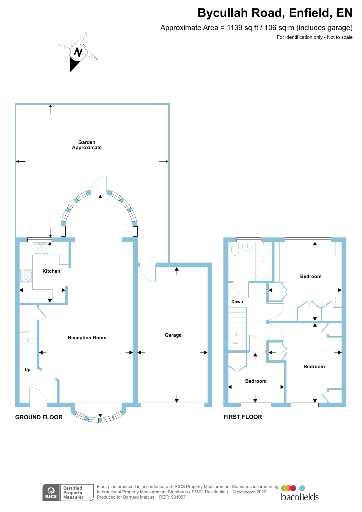 Bycullah Road, Enfield EN2, 3 bedroom semidetached house for sale