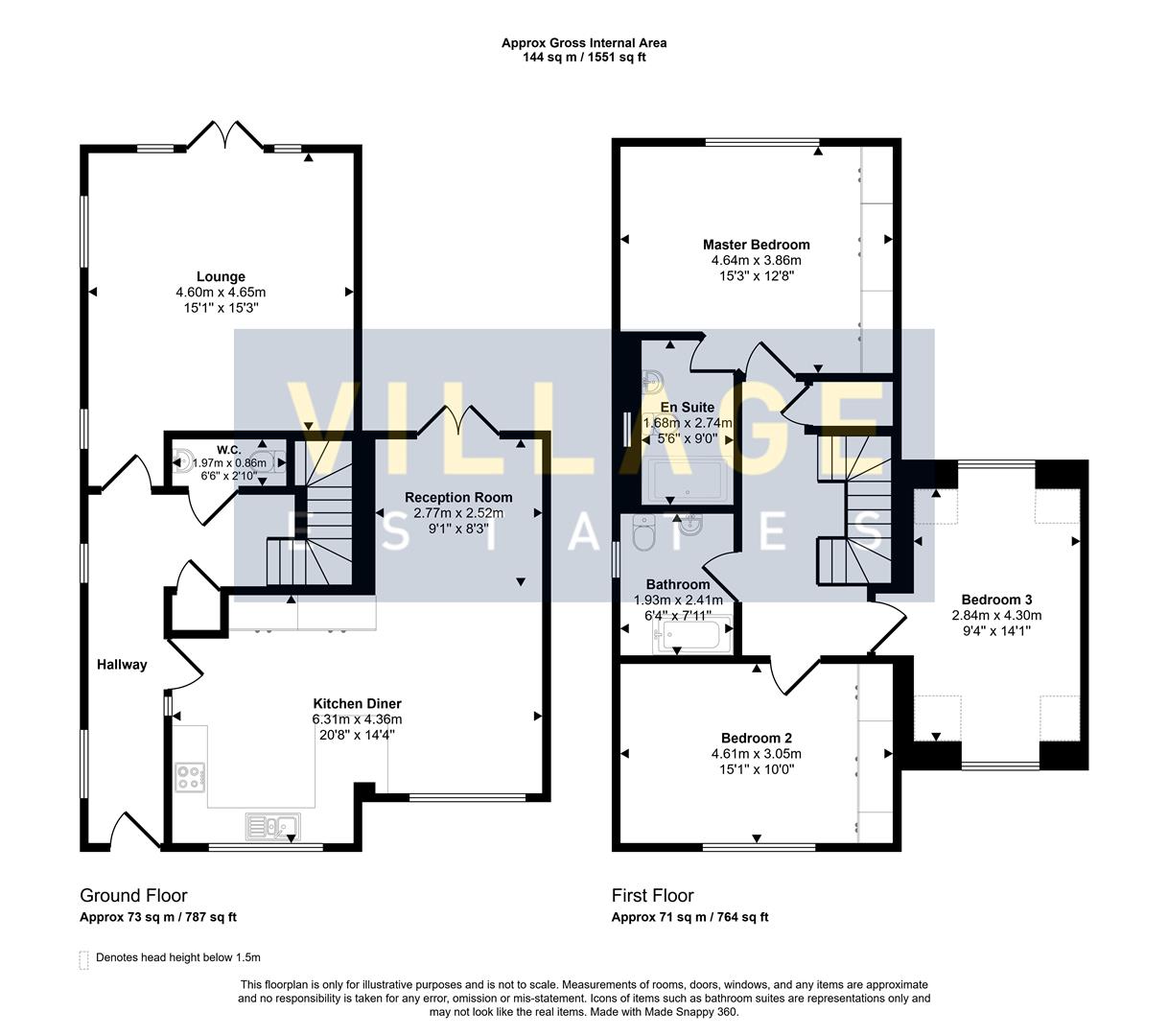 10, Bridle Close, Borehamwood floorplan