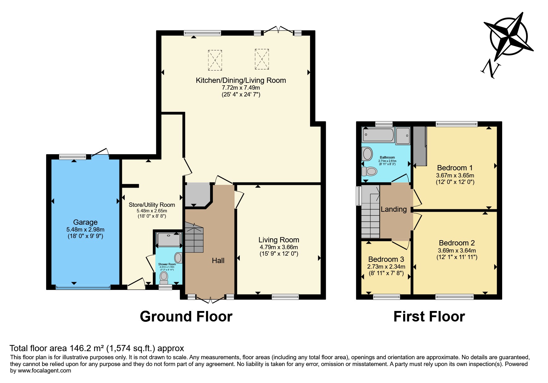 83, Woodville Road, Swadlincote floorplan