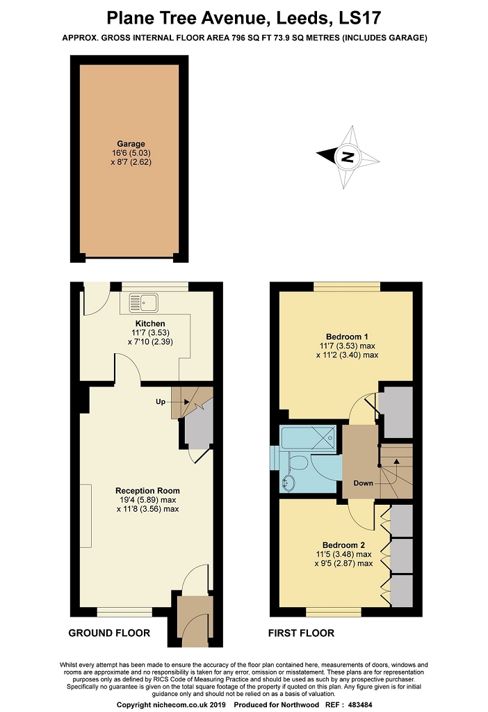 2 Bedrooms Semi-detached house for sale in Plane Tree Avenue, Alwoodley, Leeds LS17