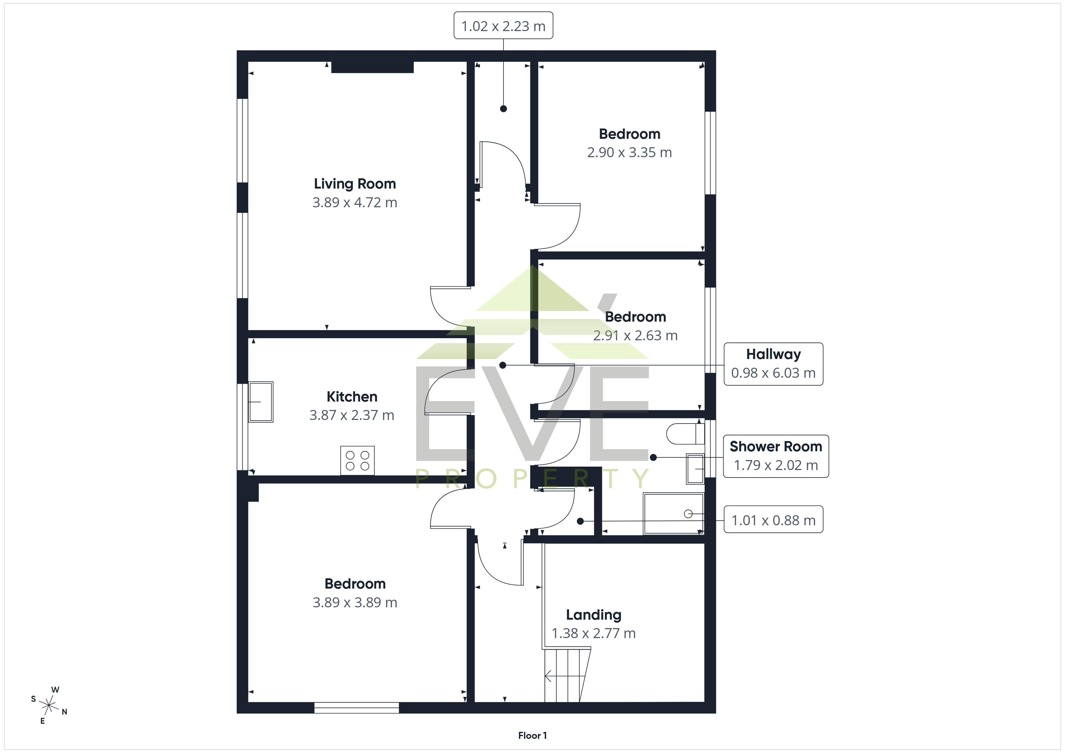 222, Main Road, Johnstone floorplan