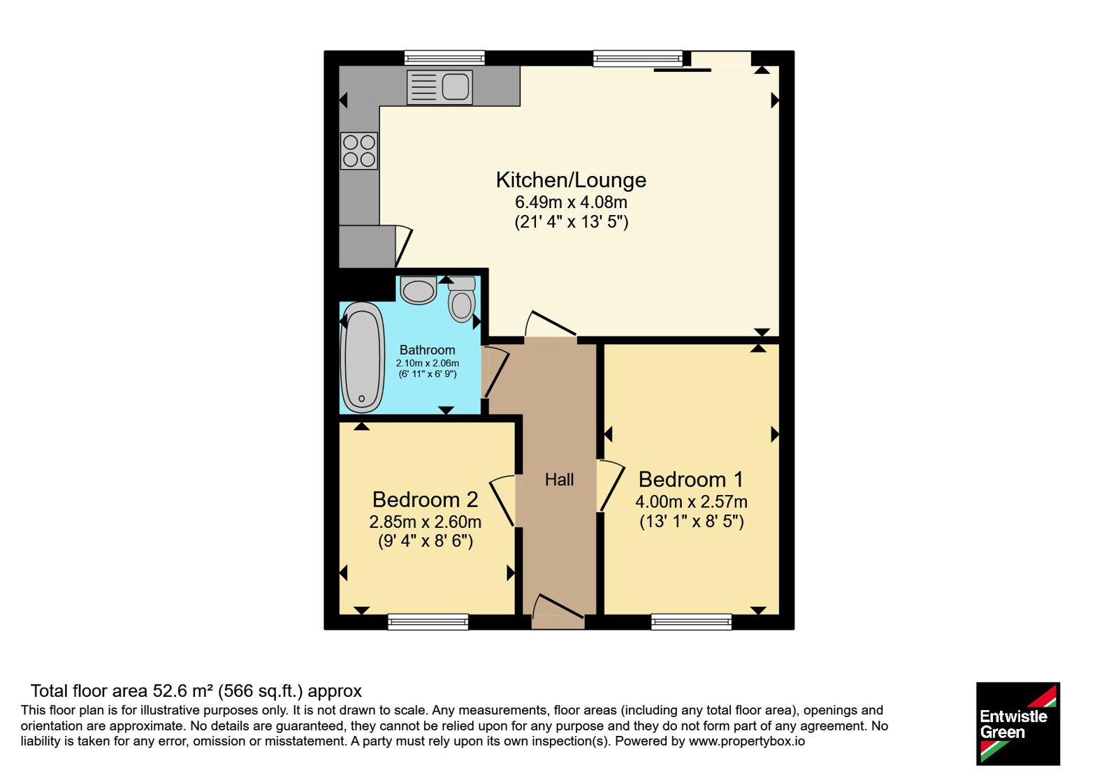 Tabley Street, Merseyside floorplan